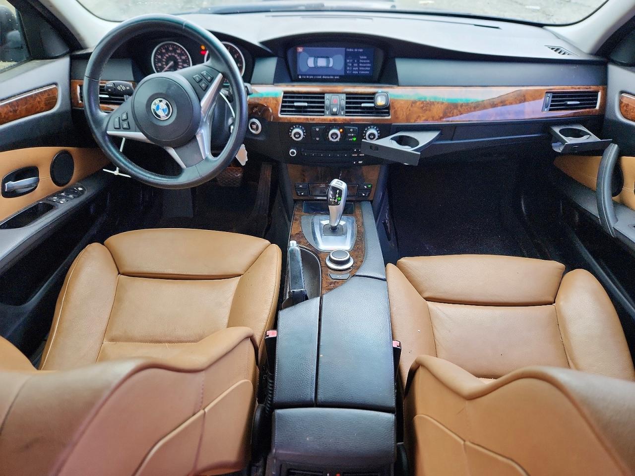 2008 Bmw 550 I Синий vin: WBANW53578CT49947