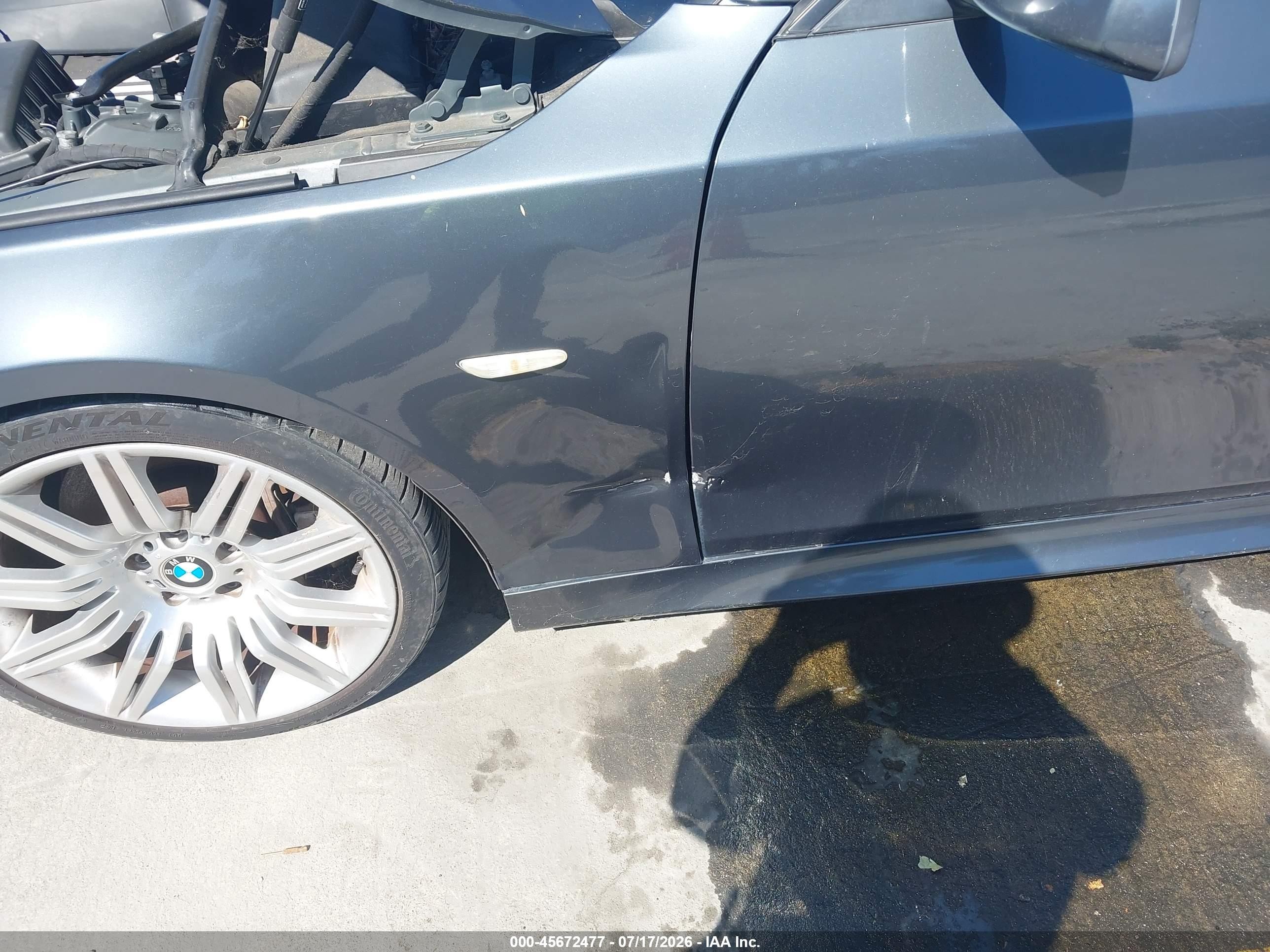 2008 Bmw 550i Серый vin: WBANW53588CT53960