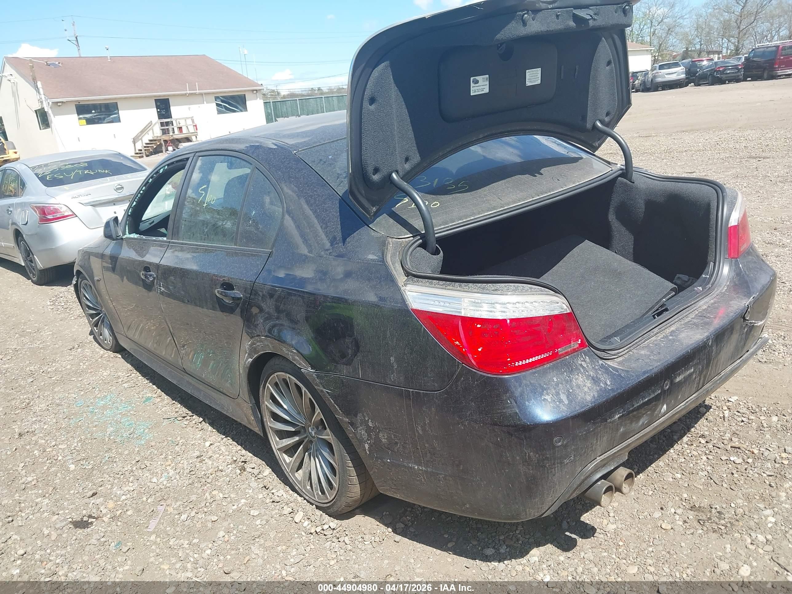 2009 Bmw 550i   Black vin: WBANW535X9CT56019