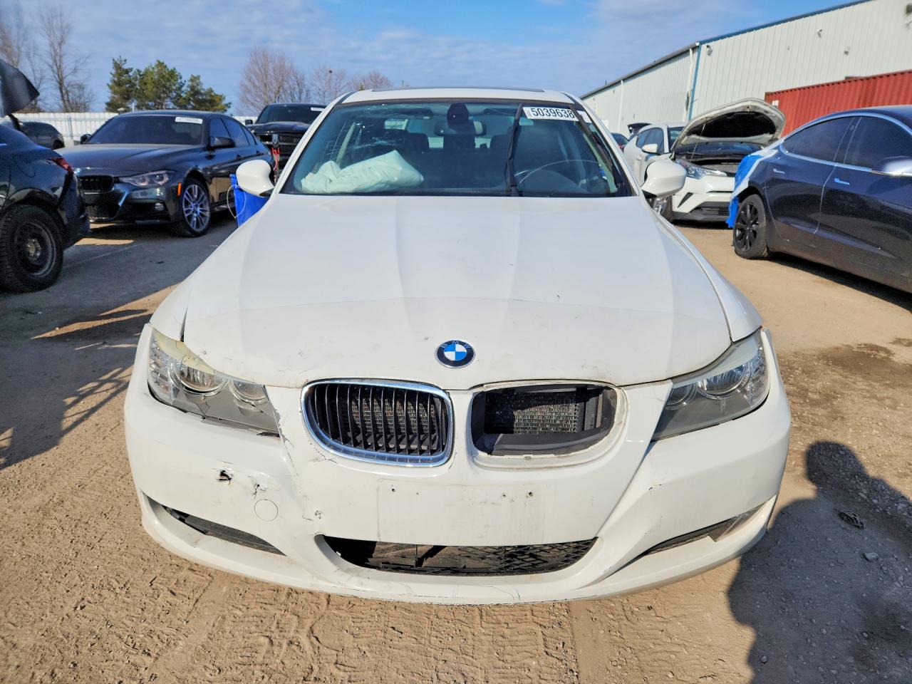 2010 Bmw 323 I White vin: WBAPG7C52AA641606