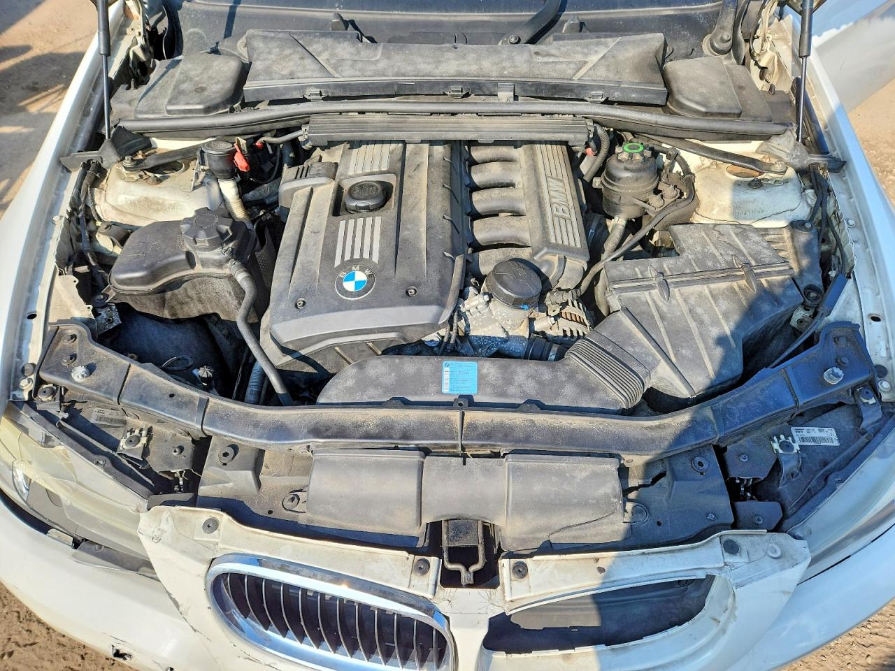 2010 Bmw 323 I White vin: WBAPG7C52AA641606