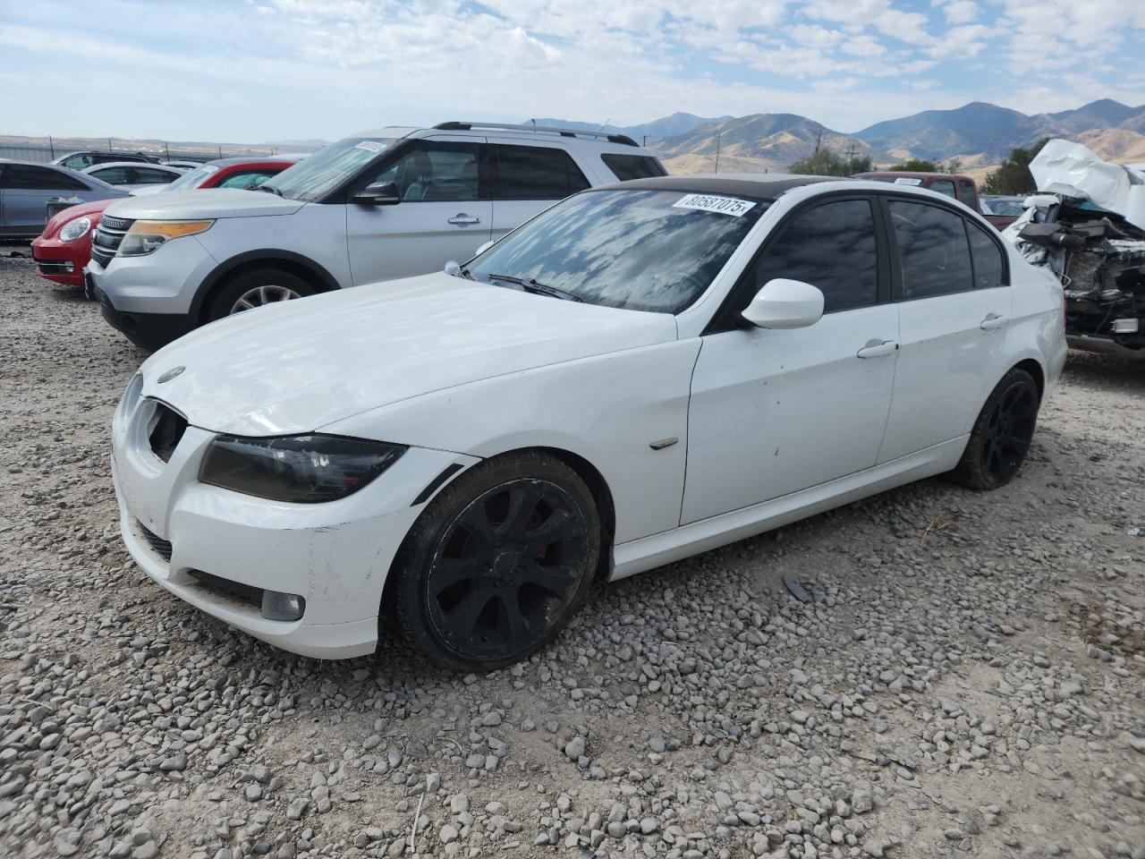 2009 Bmw 328 I Sulev White vin: WBAPH53519A435609
