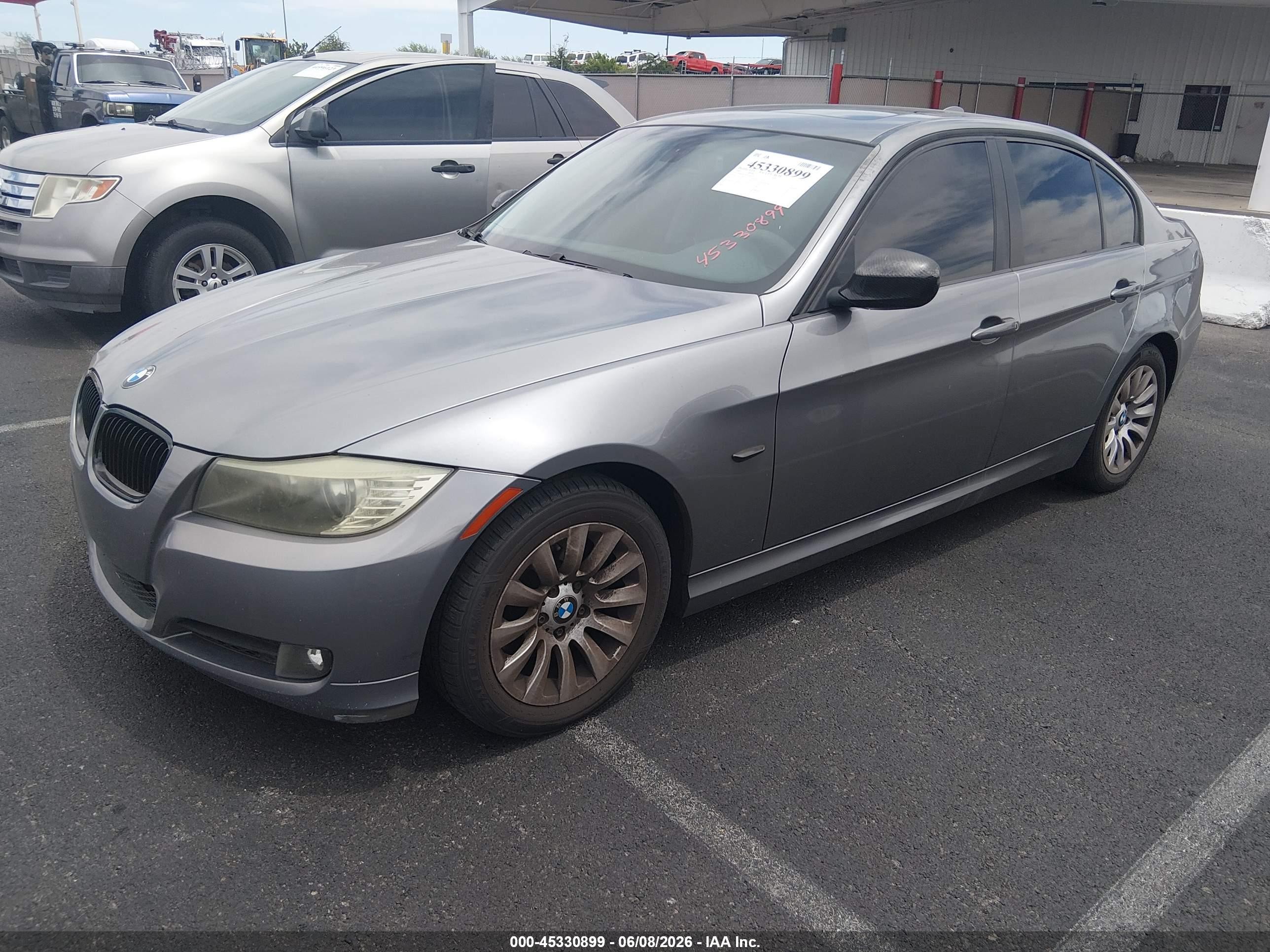 2009 Bmw 328i Серый vin: WBAPH53549A438200