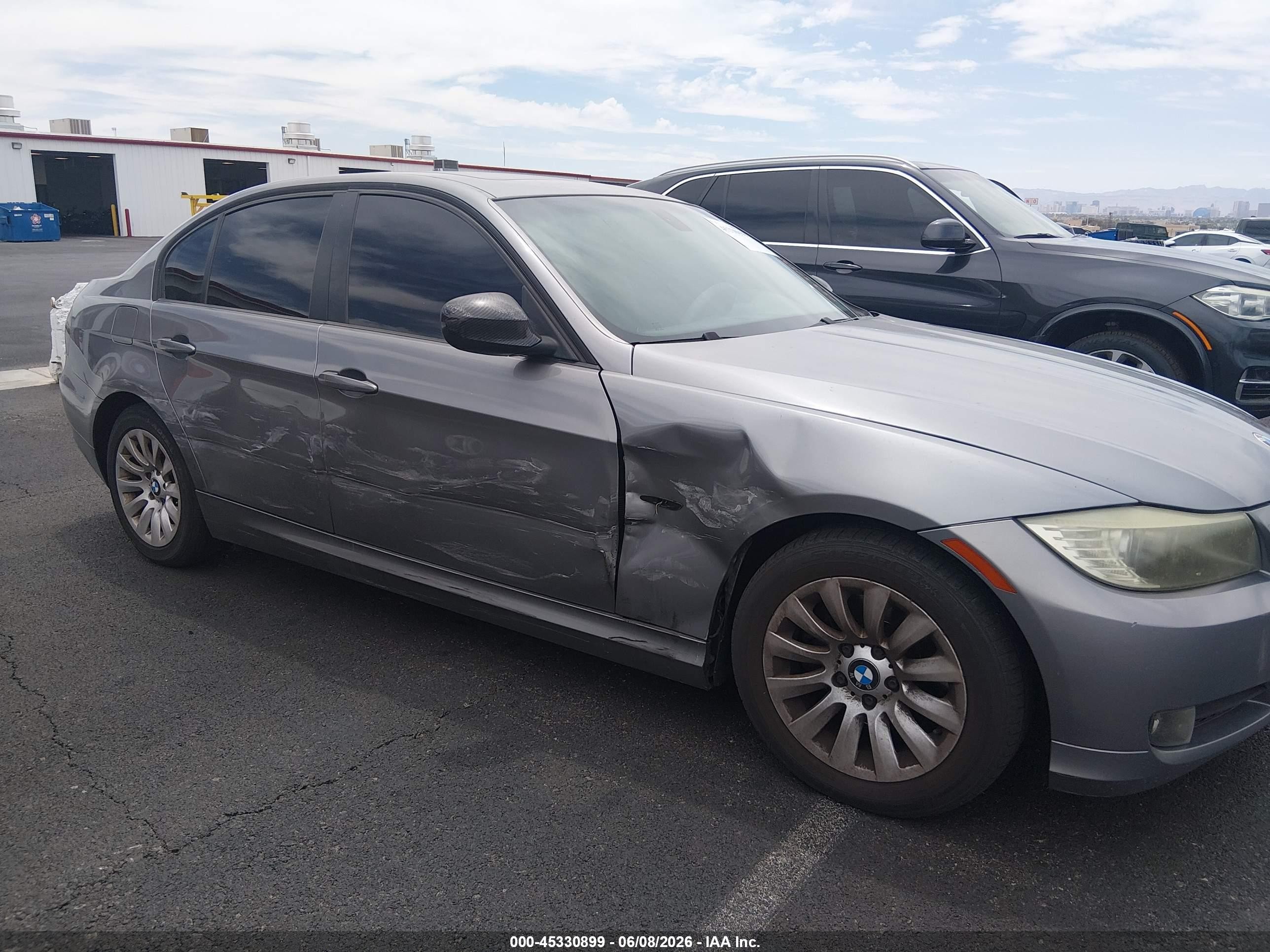 2009 Bmw 328i Серый vin: WBAPH53549A438200