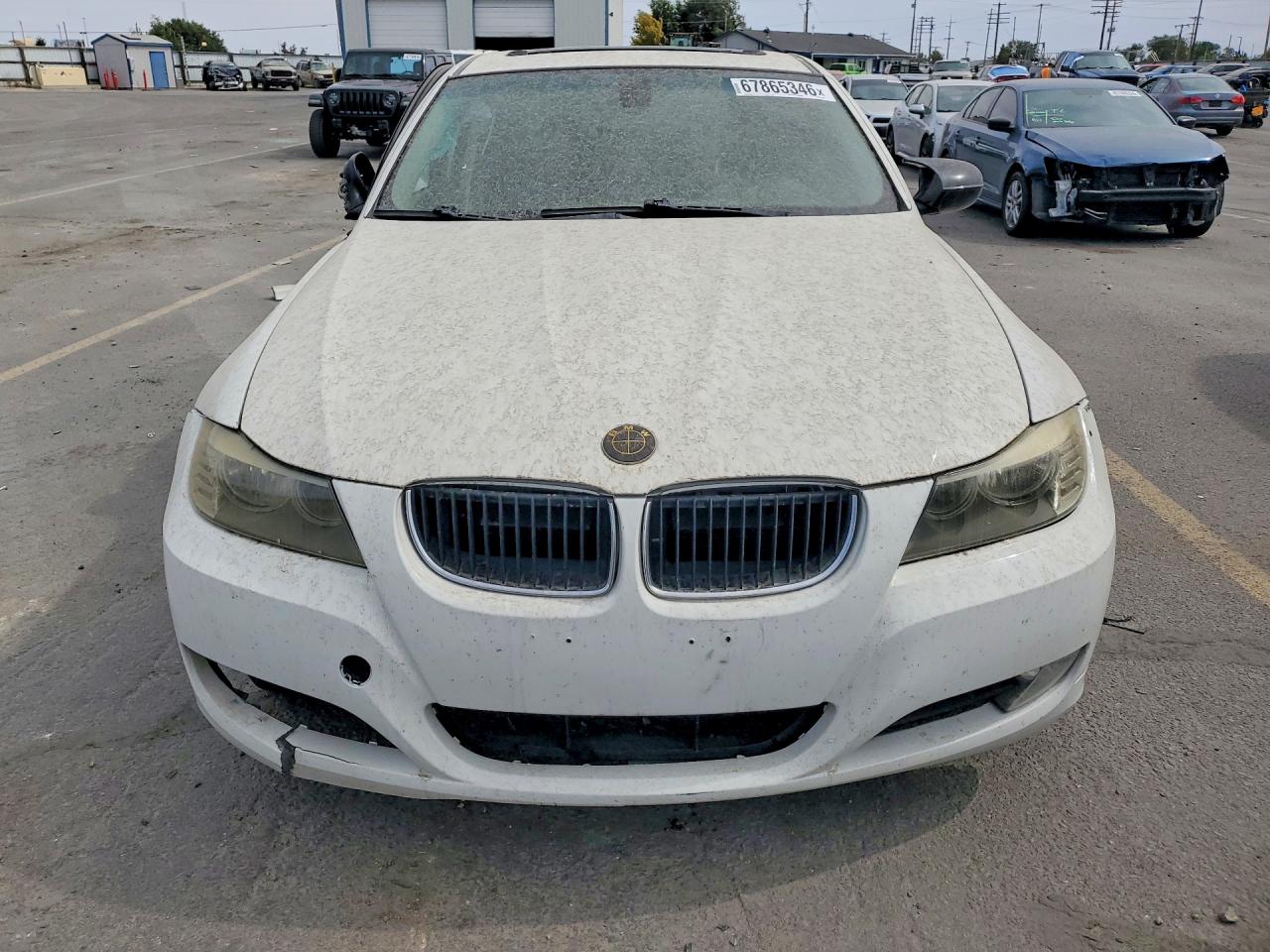 2009 Bmw 328 I Sulev White vin: WBAPH53559A437914