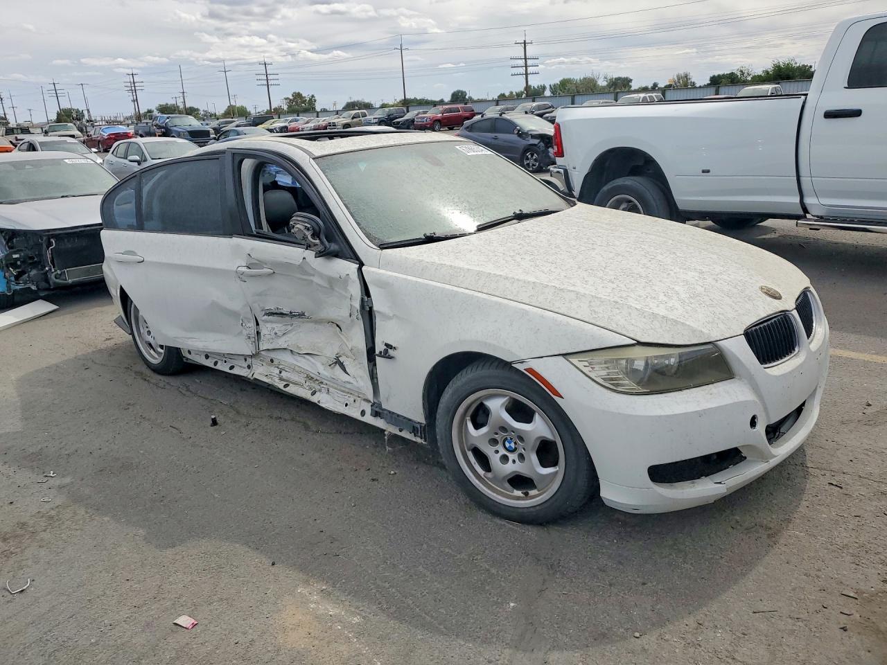 2009 Bmw 328 I Sulev White vin: WBAPH53559A437914