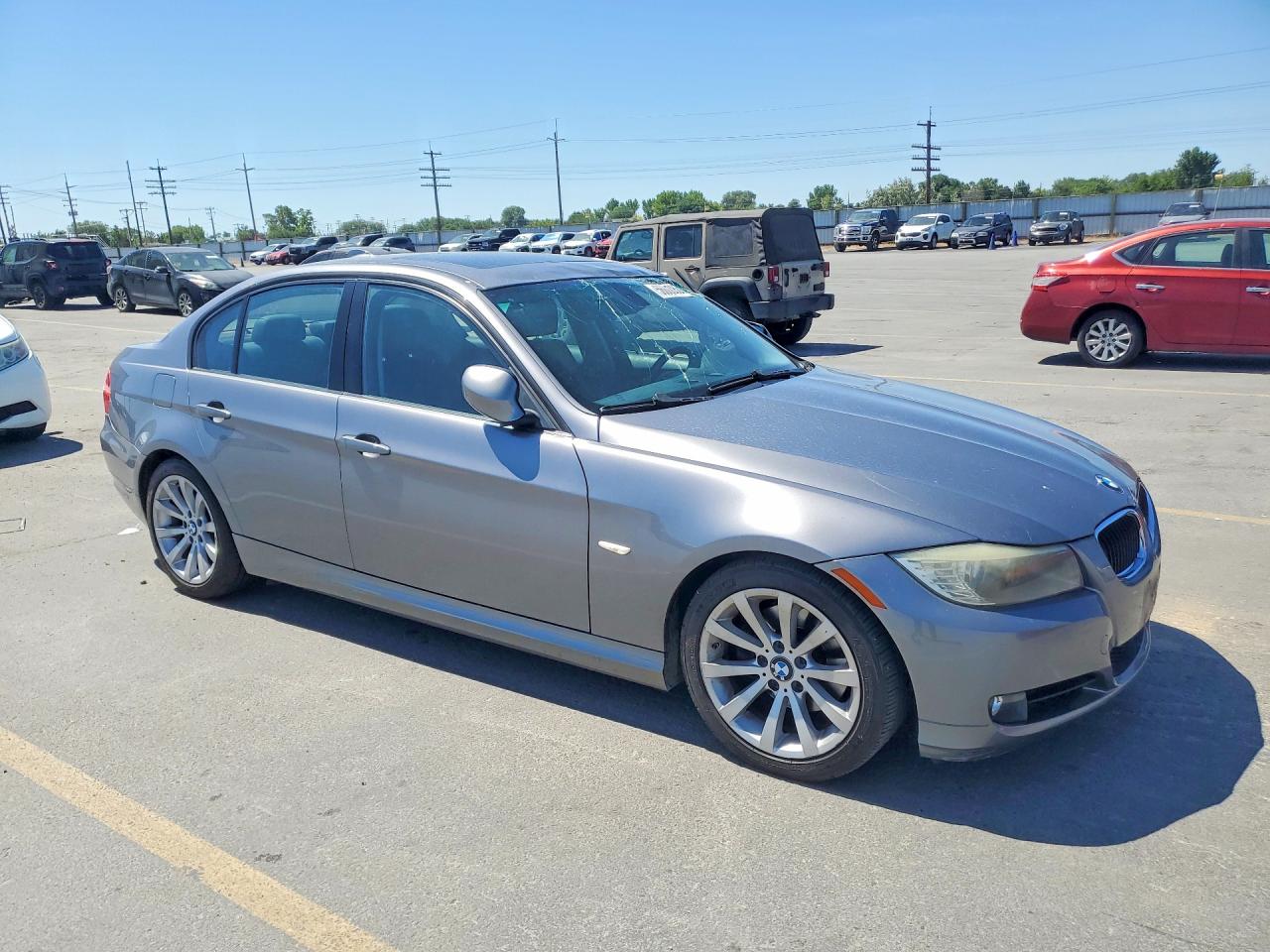 2009 Bmw 328 I Sulev Серый vin: WBAPH53569A436741