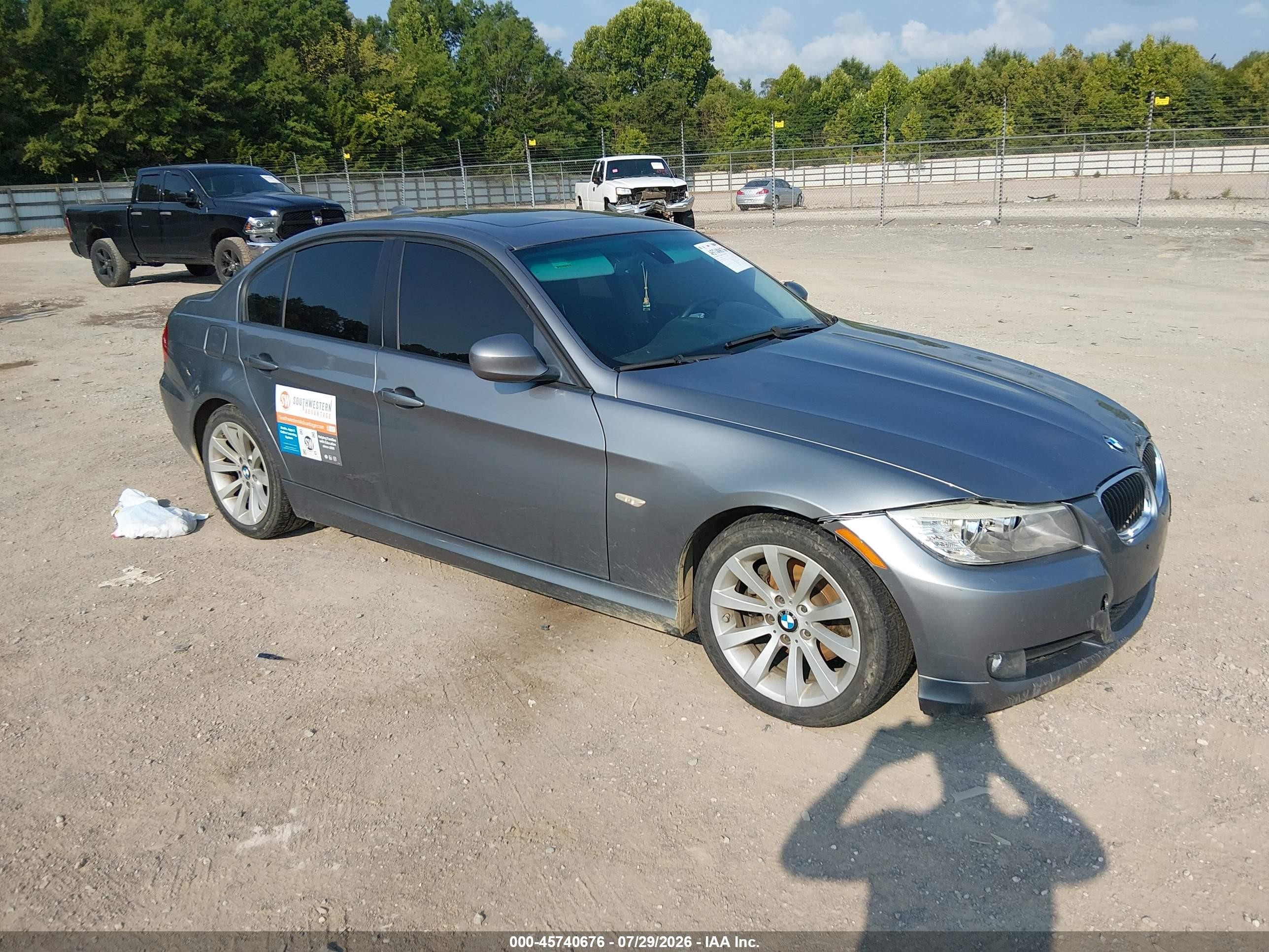 2009 Bmw 328i   Gray vin: WBAPH53579A437686