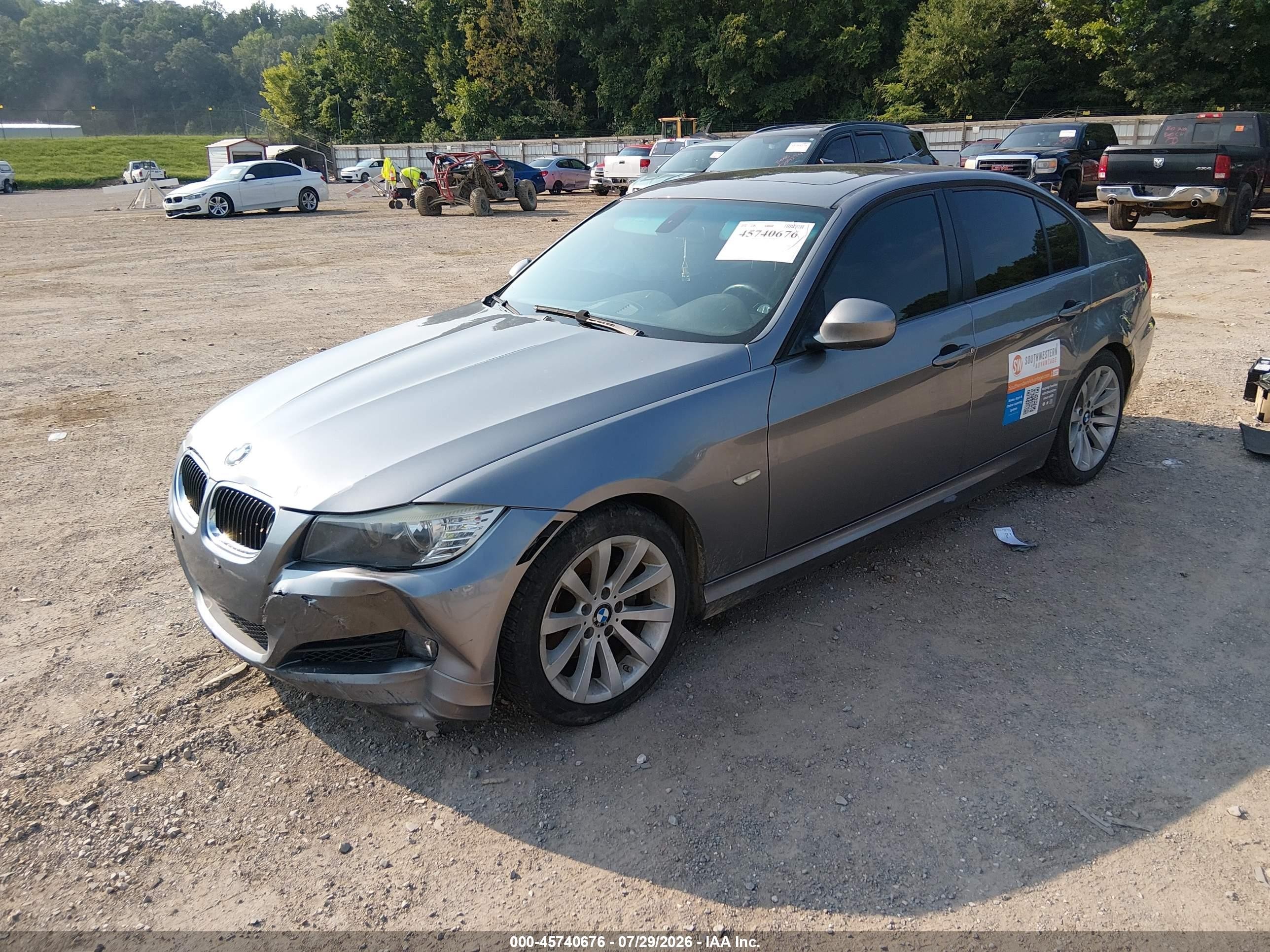2009 Bmw 328i   Gray vin: WBAPH53579A437686