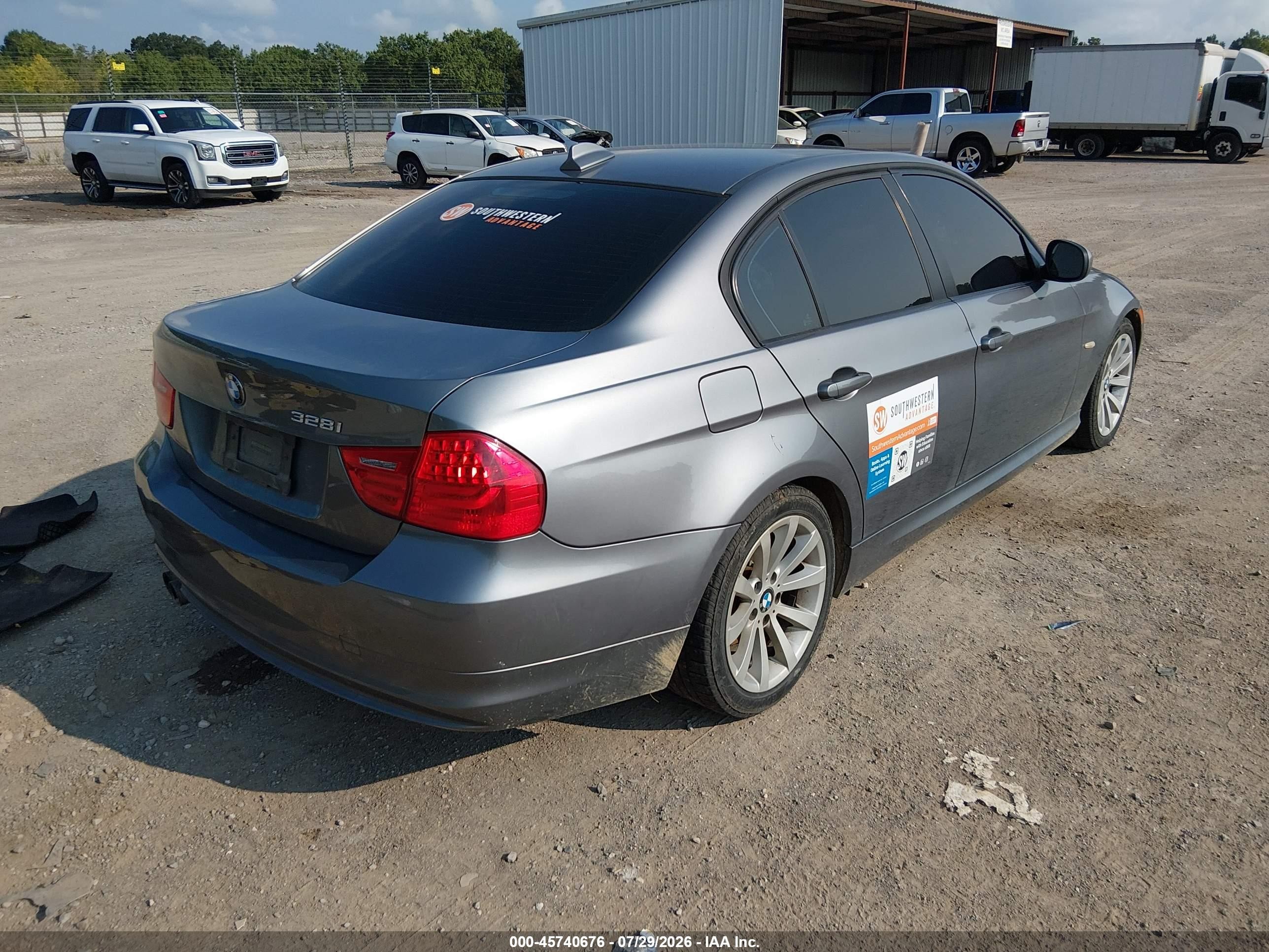 2009 Bmw 328i   Gray vin: WBAPH53579A437686