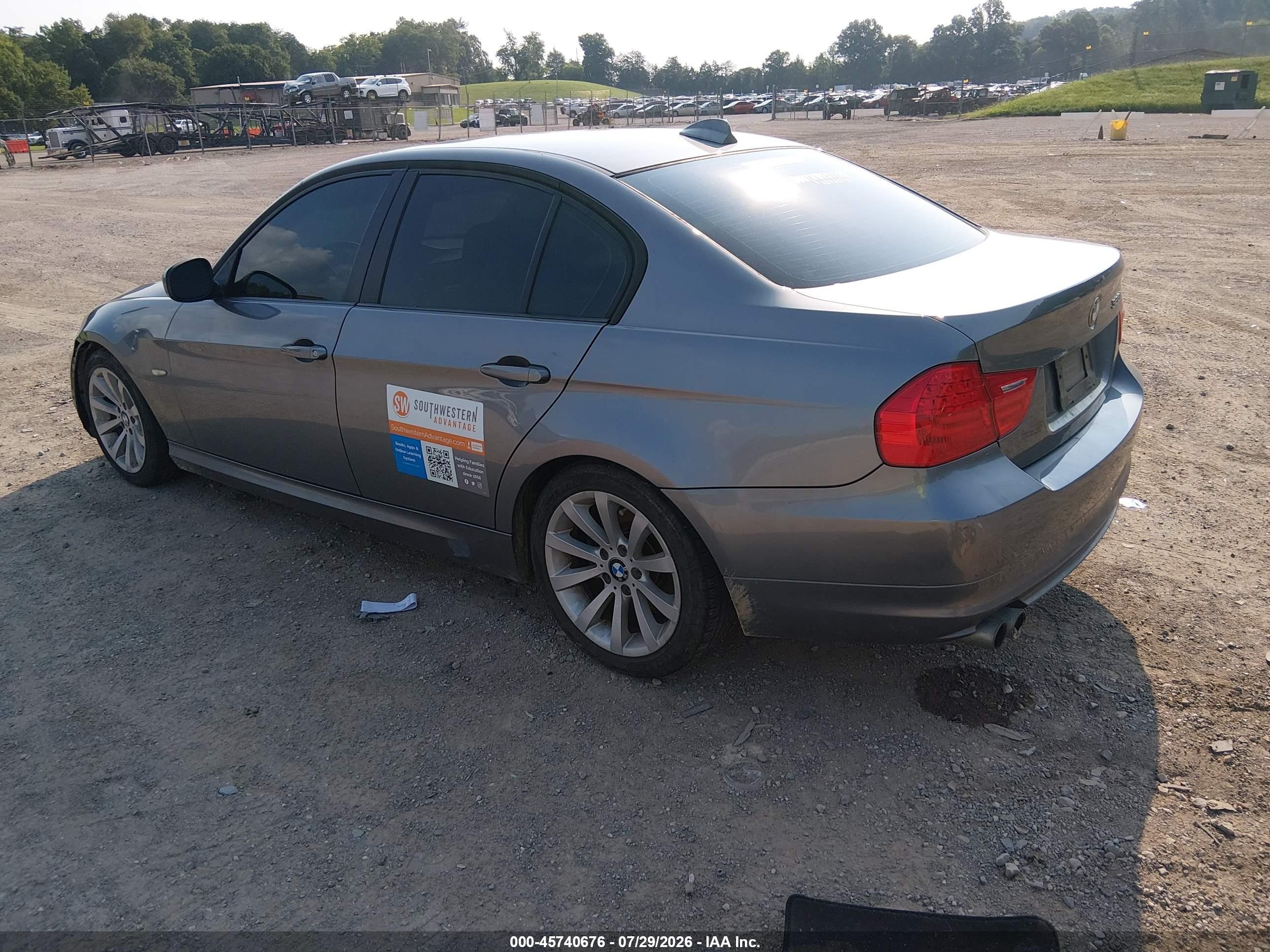 2009 Bmw 328i   Gray vin: WBAPH53579A437686