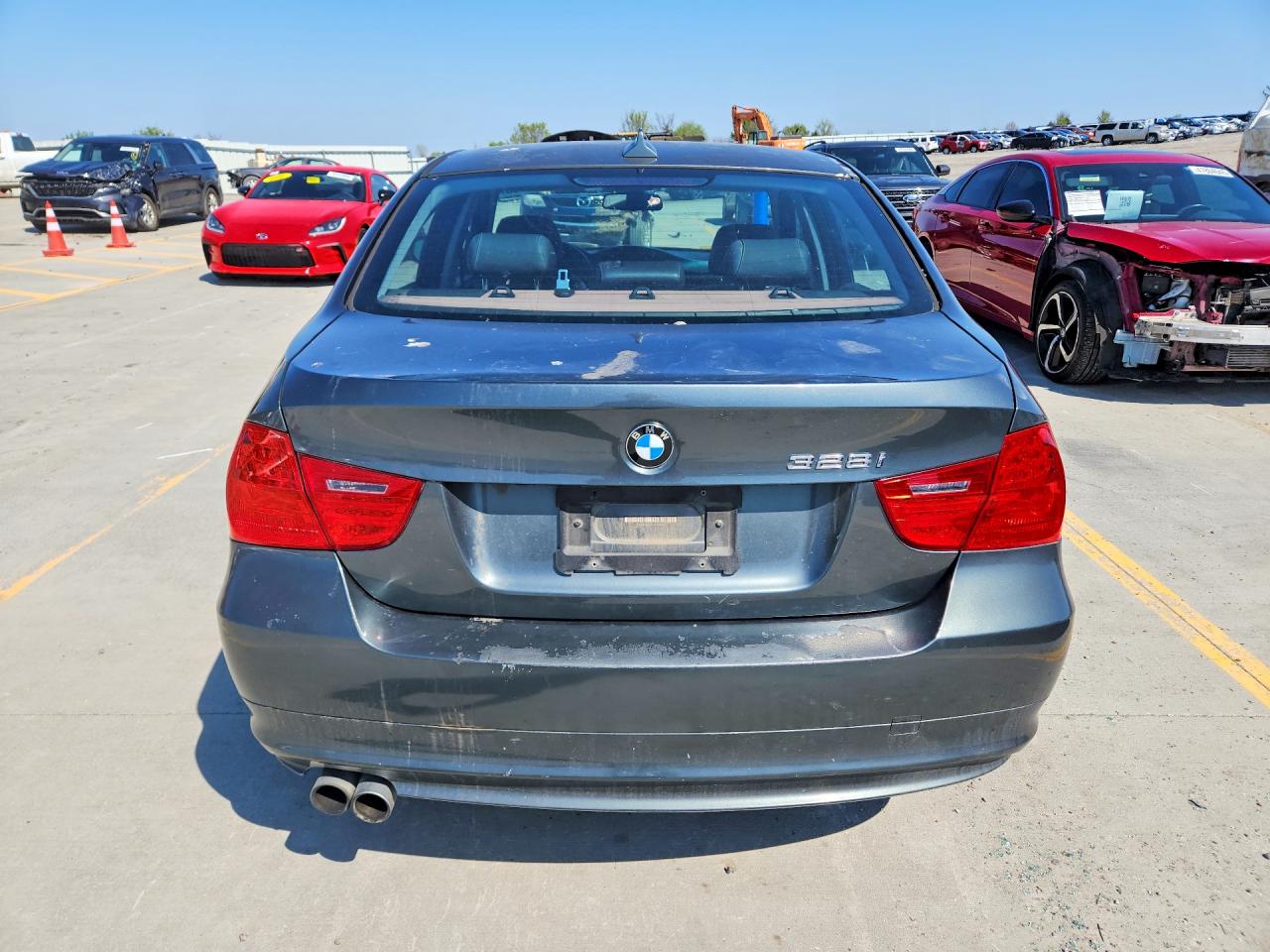 2009 Bmw 328 I Sulev Blue vin: WBAPH53589A438037