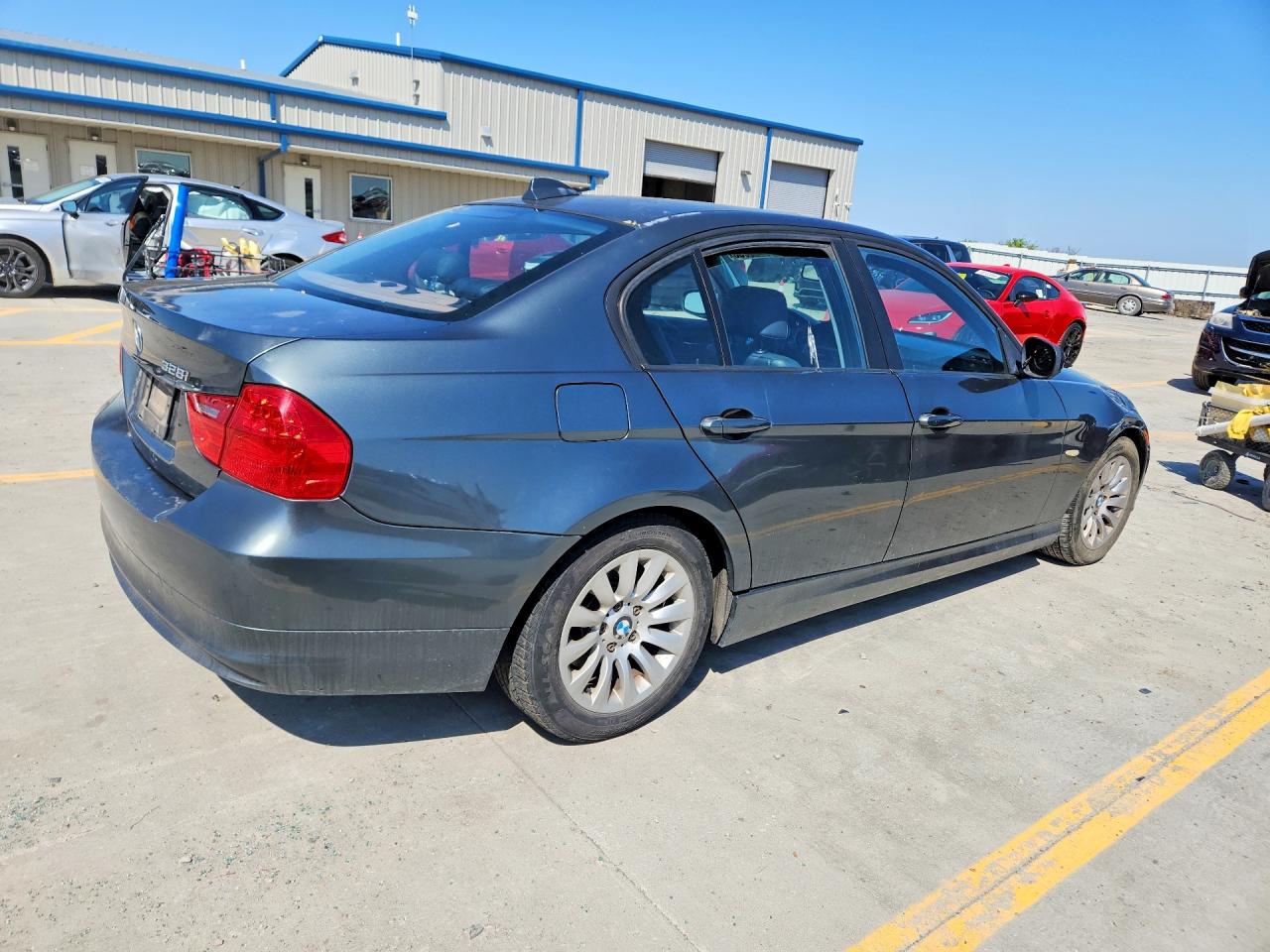 2009 Bmw 328 I Sulev Blue vin: WBAPH53589A438037