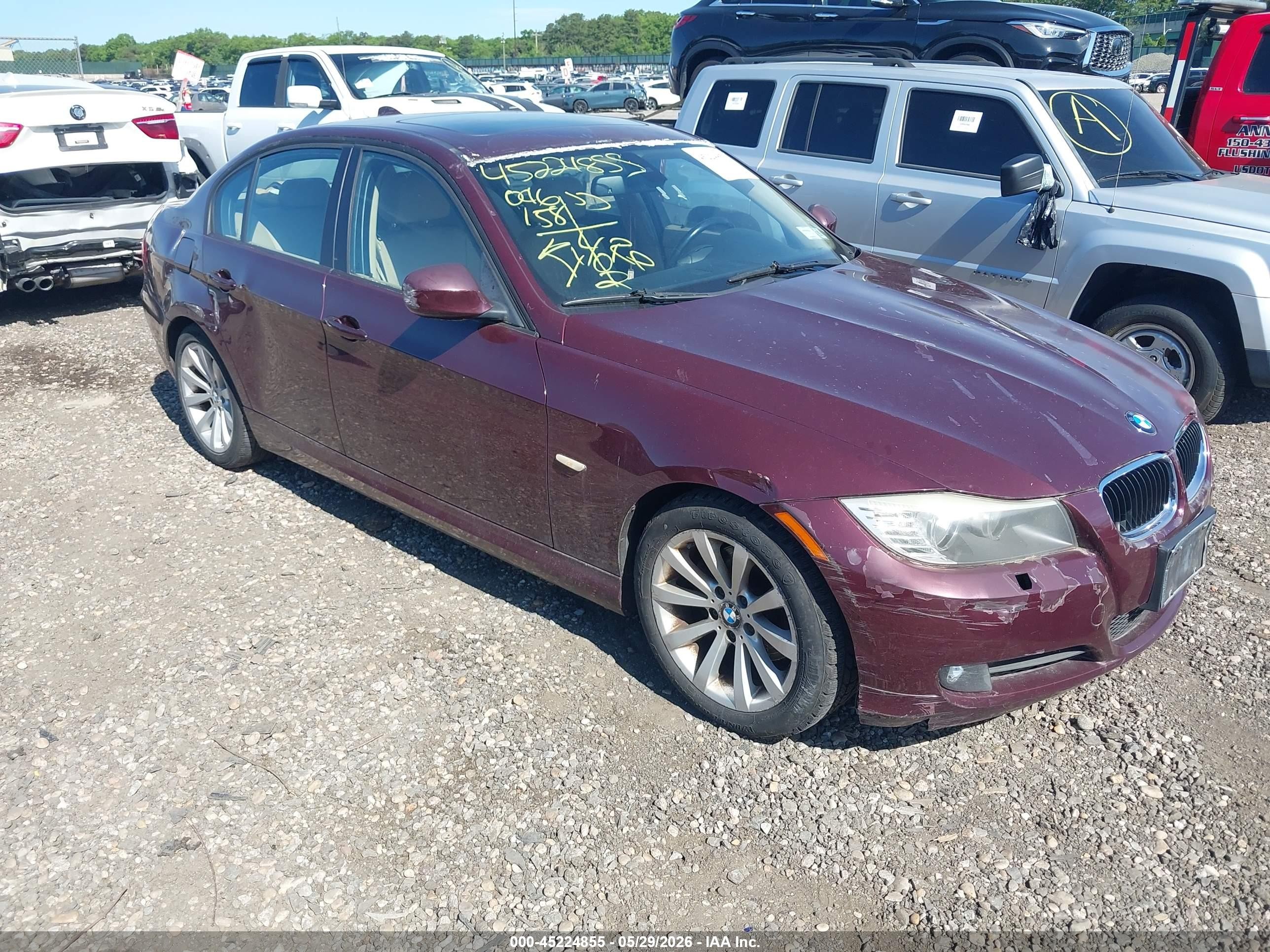 2009 Bmw 328i   Purple vin: WBAPH53599A438340