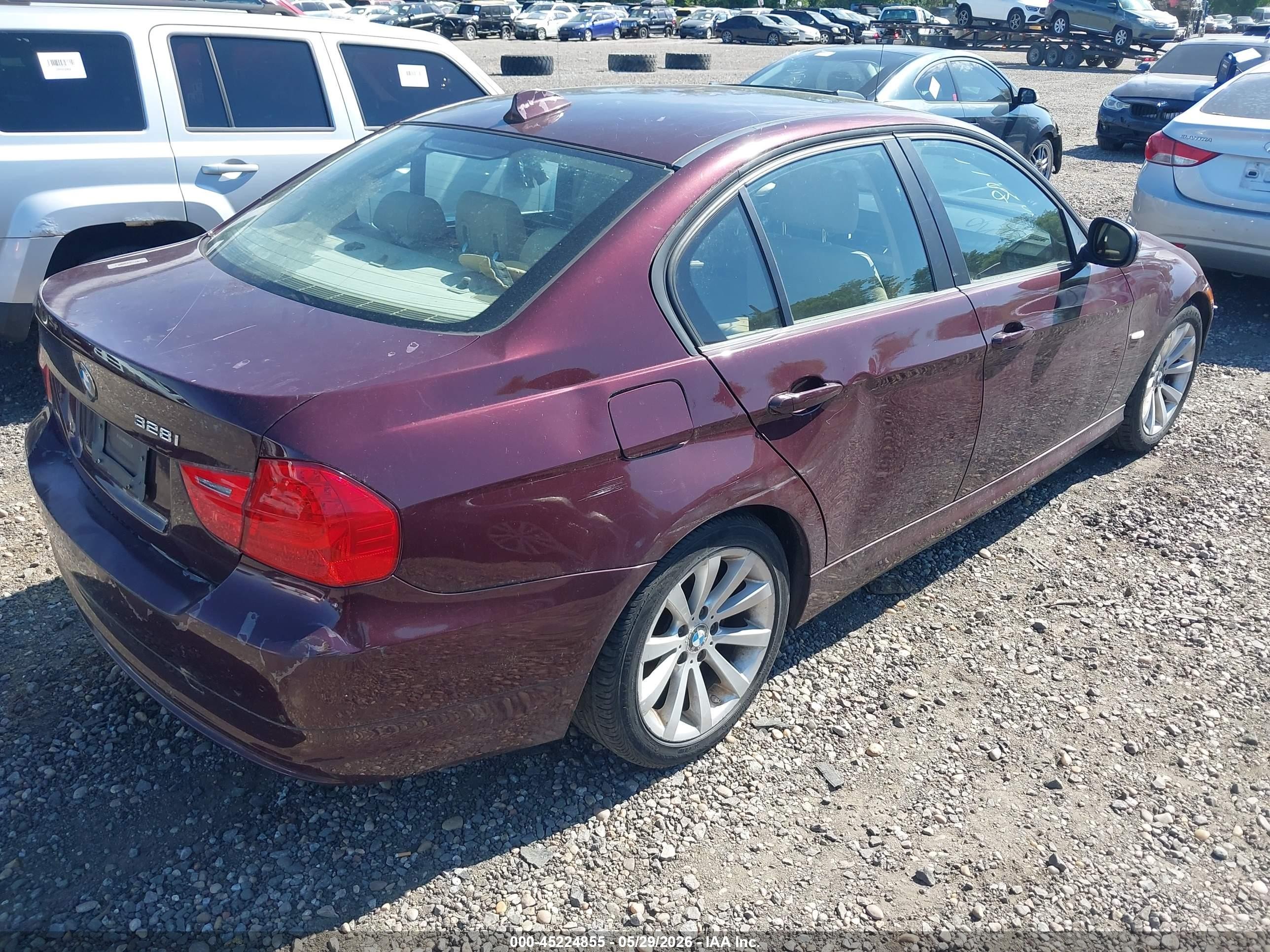 2009 Bmw 328i   Purple vin: WBAPH53599A438340