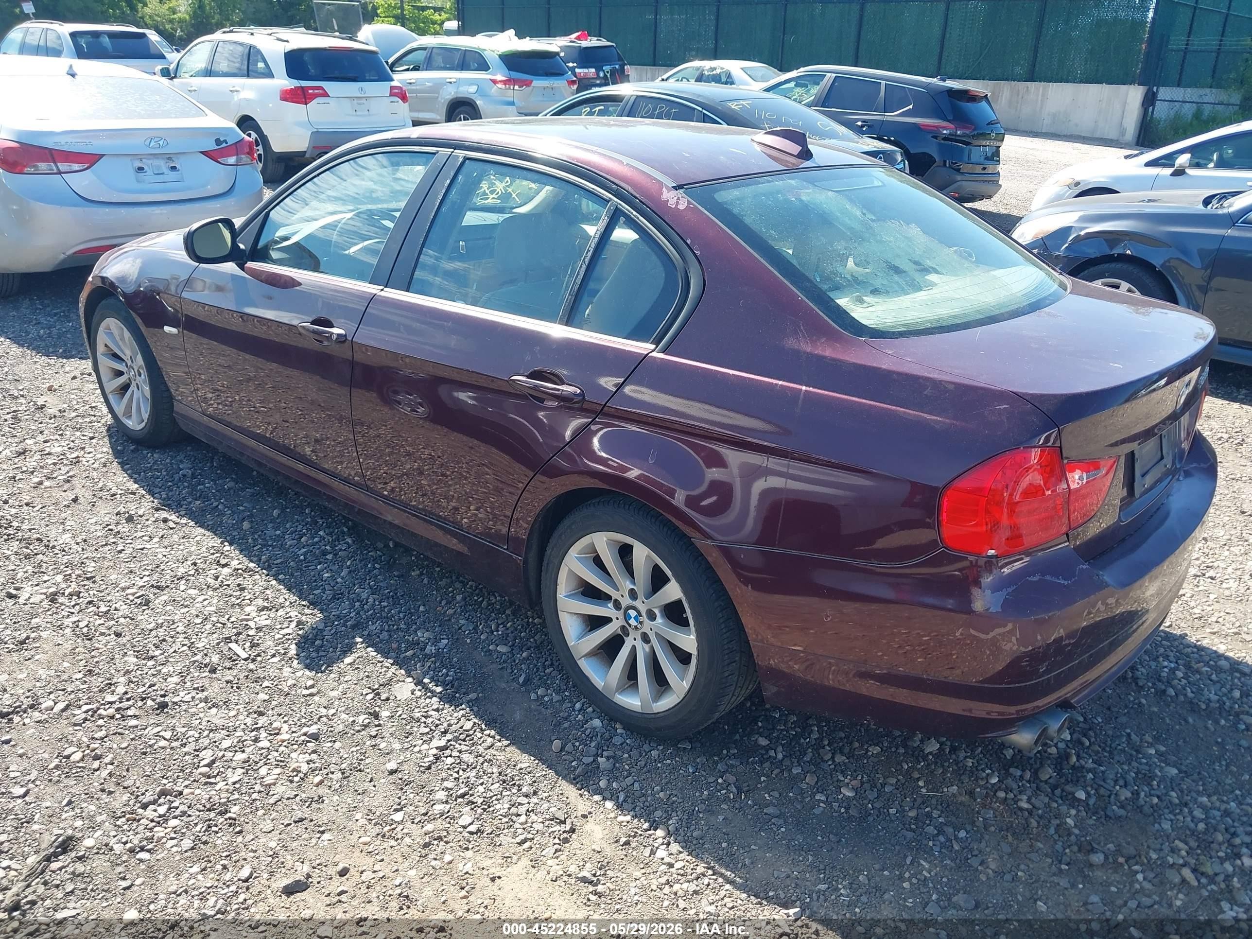 2009 Bmw 328i   Purple vin: WBAPH53599A438340
