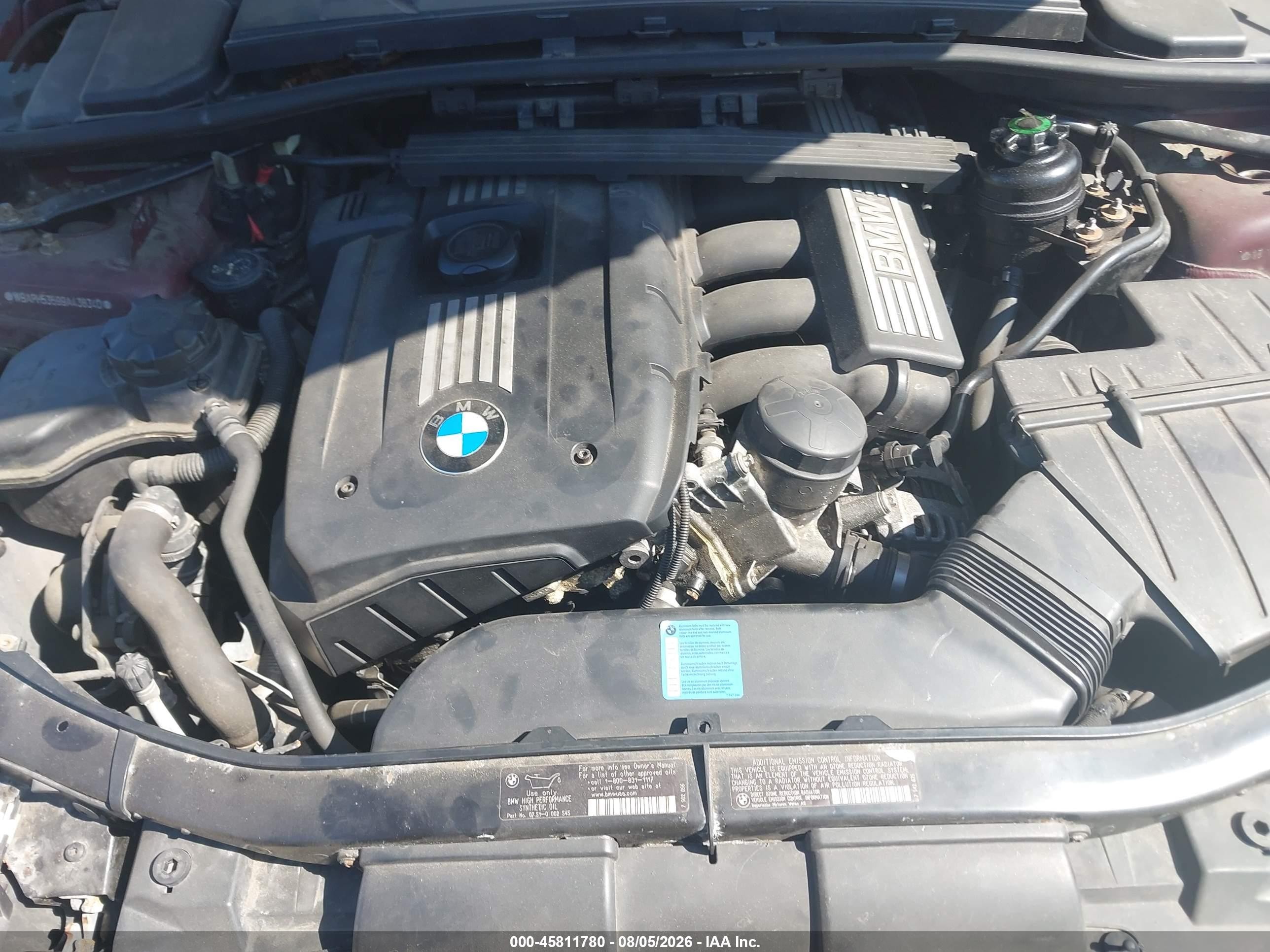 2009 Bmw 328i   Red vin: WBAPH53599A438340