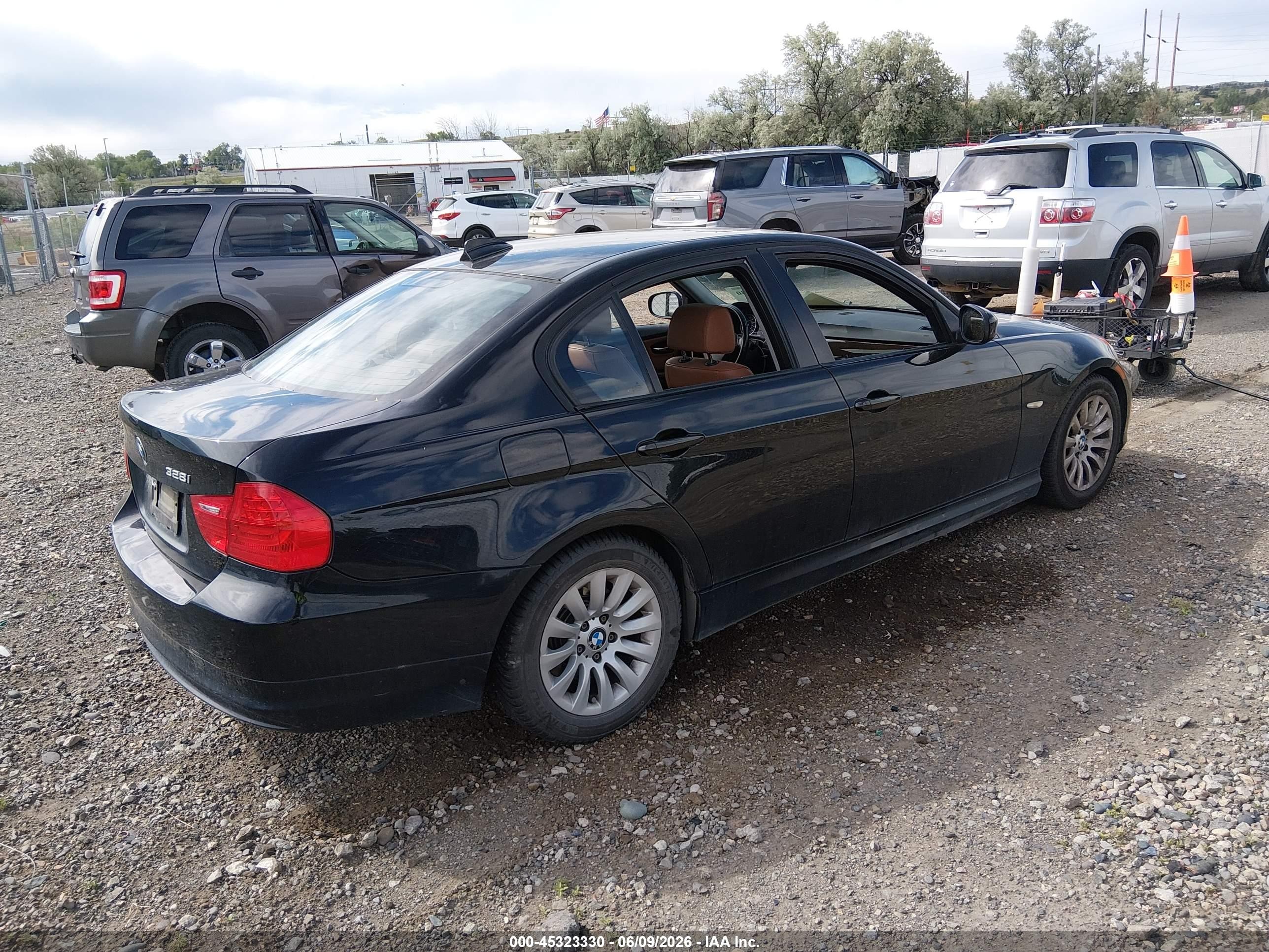 2009 Bmw 328i   Black vin: WBAPH535X9A435012