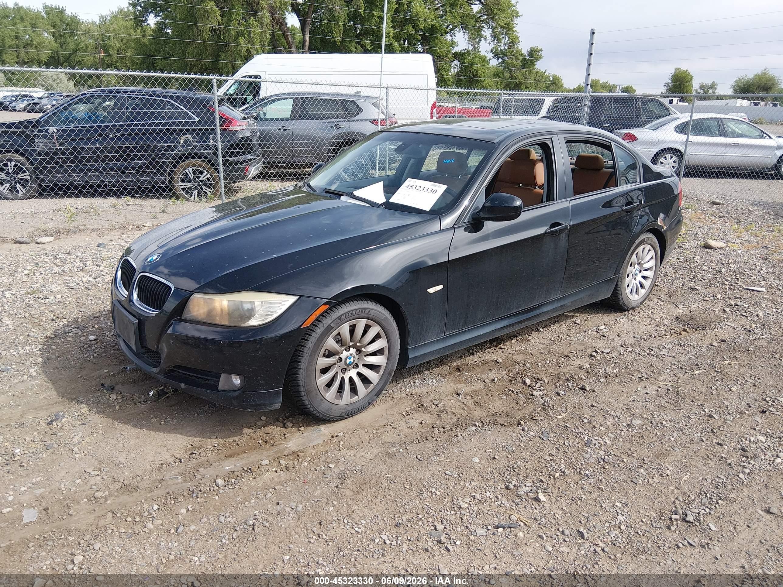 2009 Bmw 328i   Black vin: WBAPH535X9A435012