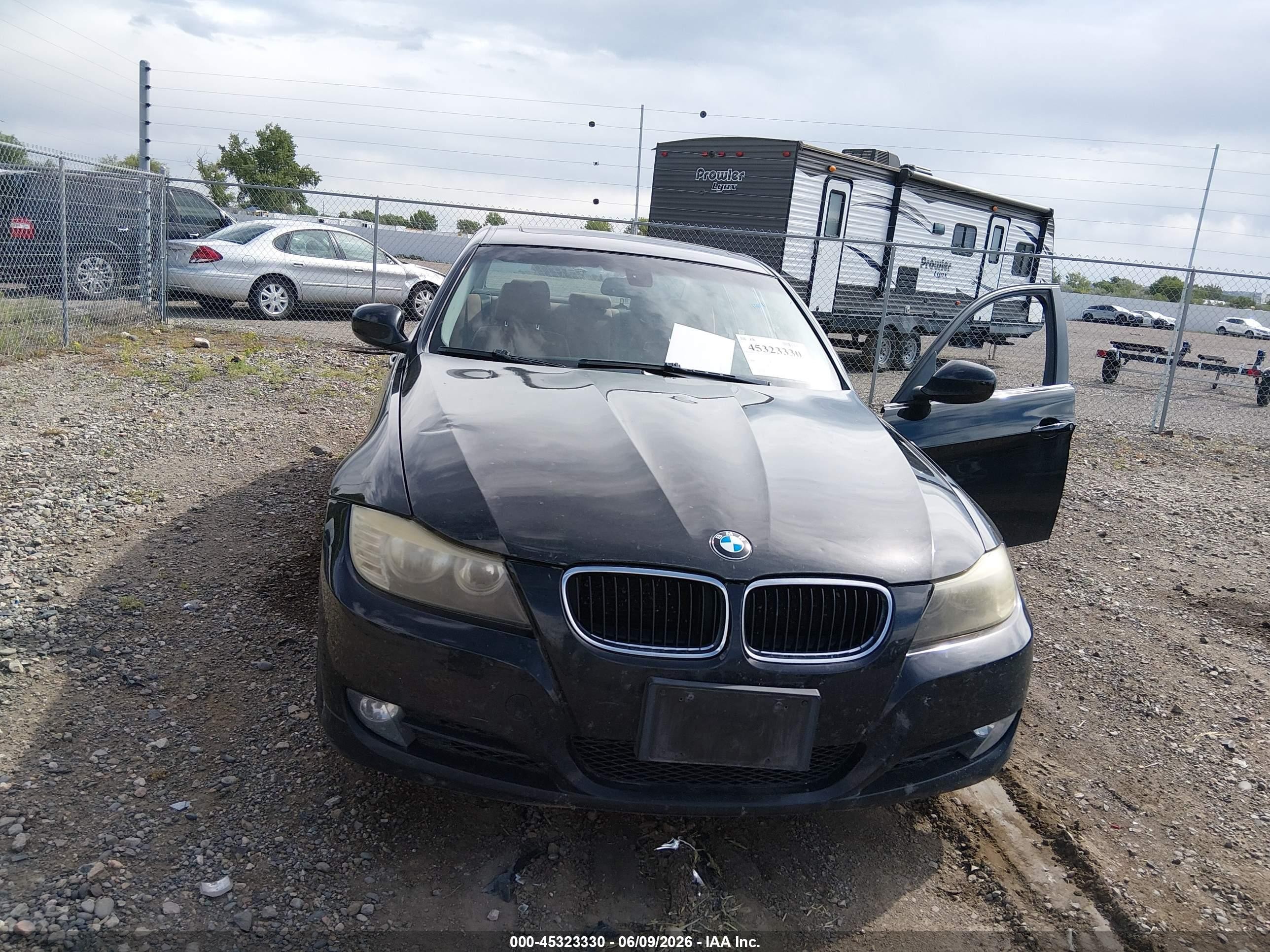 2009 Bmw 328i   Black vin: WBAPH535X9A435012