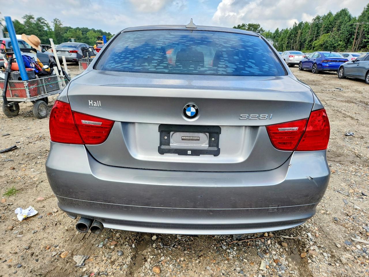 2009 Bmw 328 I Sulev Gray vin: WBAPH57509NL76572