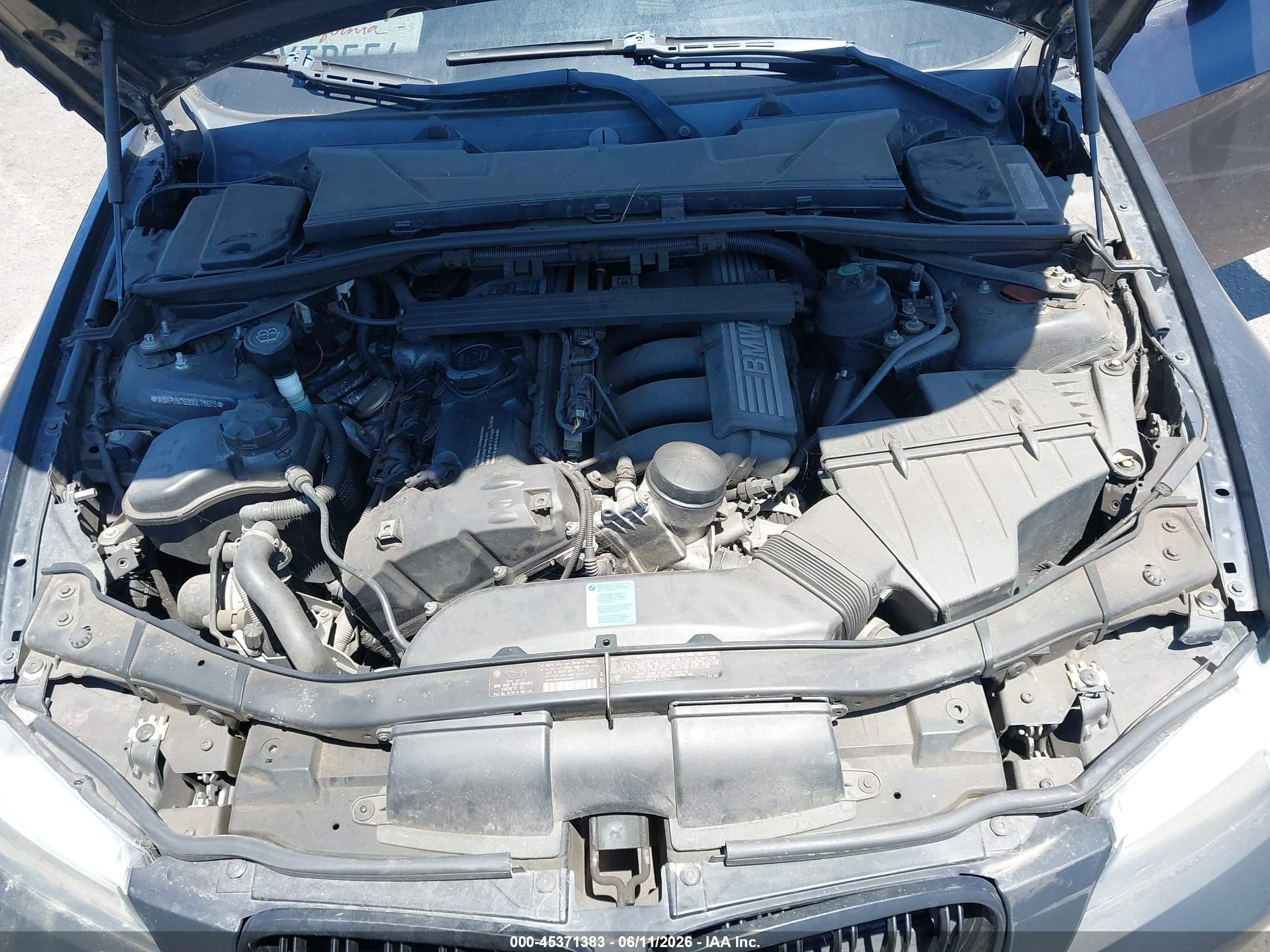 2009 Bmw 328i   Dark Blue vin: WBAPH57509NL78645