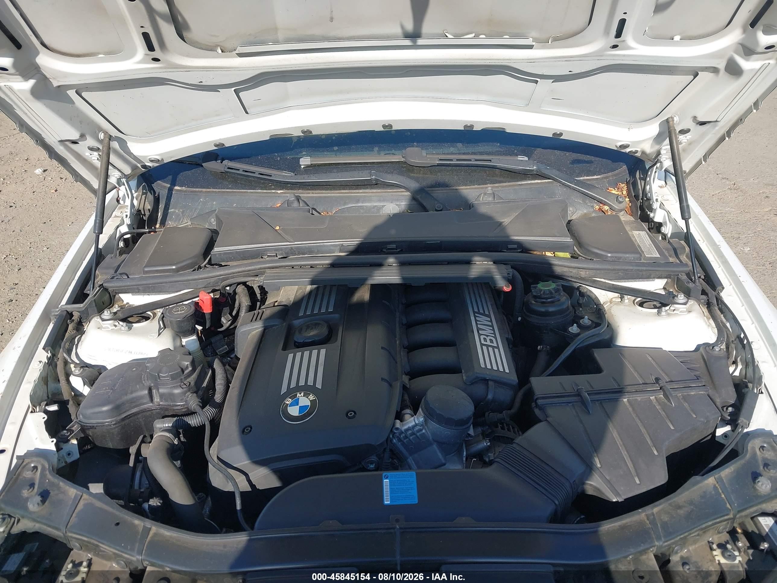 2009 Bmw 328i   Белый vin: WBAPH57529NL77206