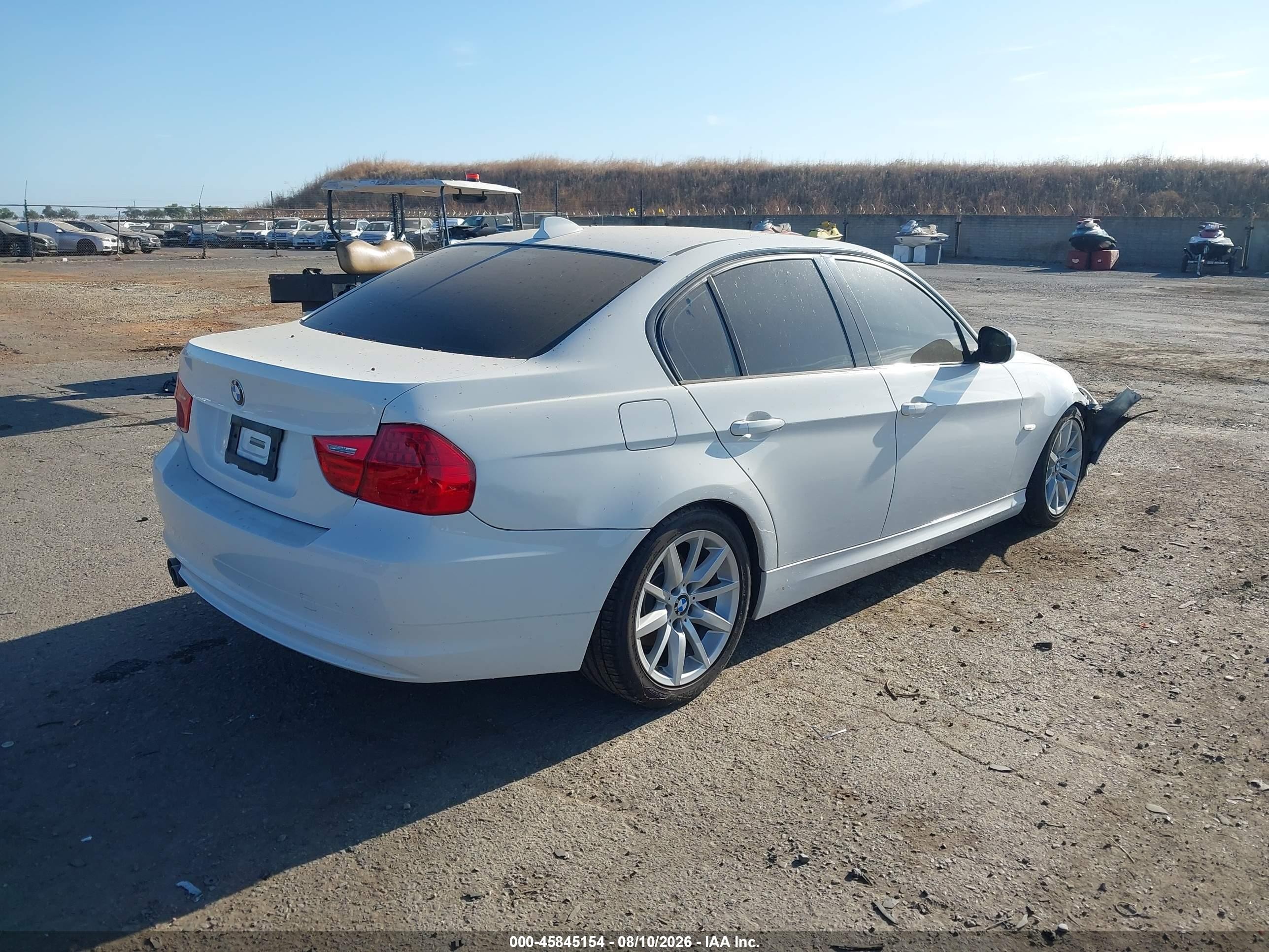 2009 Bmw 328i   Белый vin: WBAPH57529NL77206