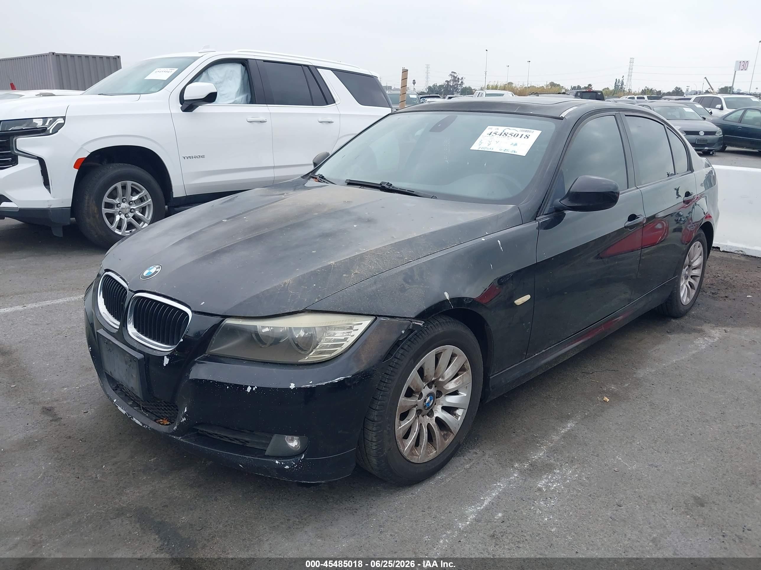 2009 Bmw 328i   Black vin: WBAPH57529NM33970