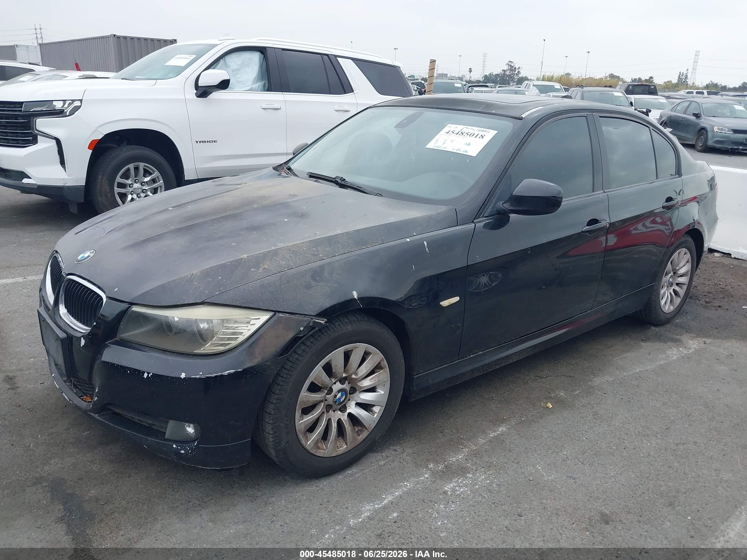 2009 Bmw 328i   Black vin: WBAPH57529NM33970