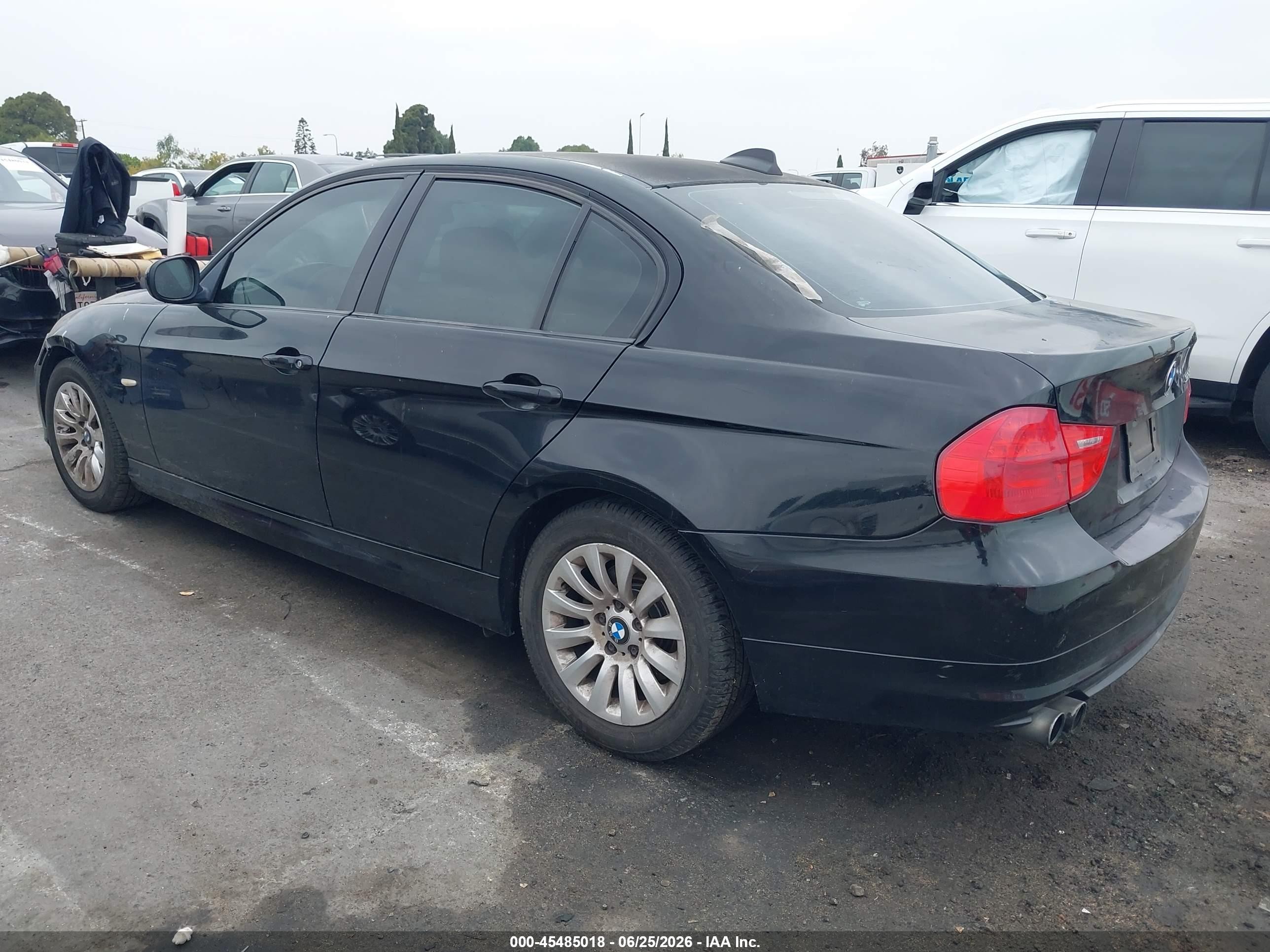 2009 Bmw 328i   Black vin: WBAPH57529NM33970