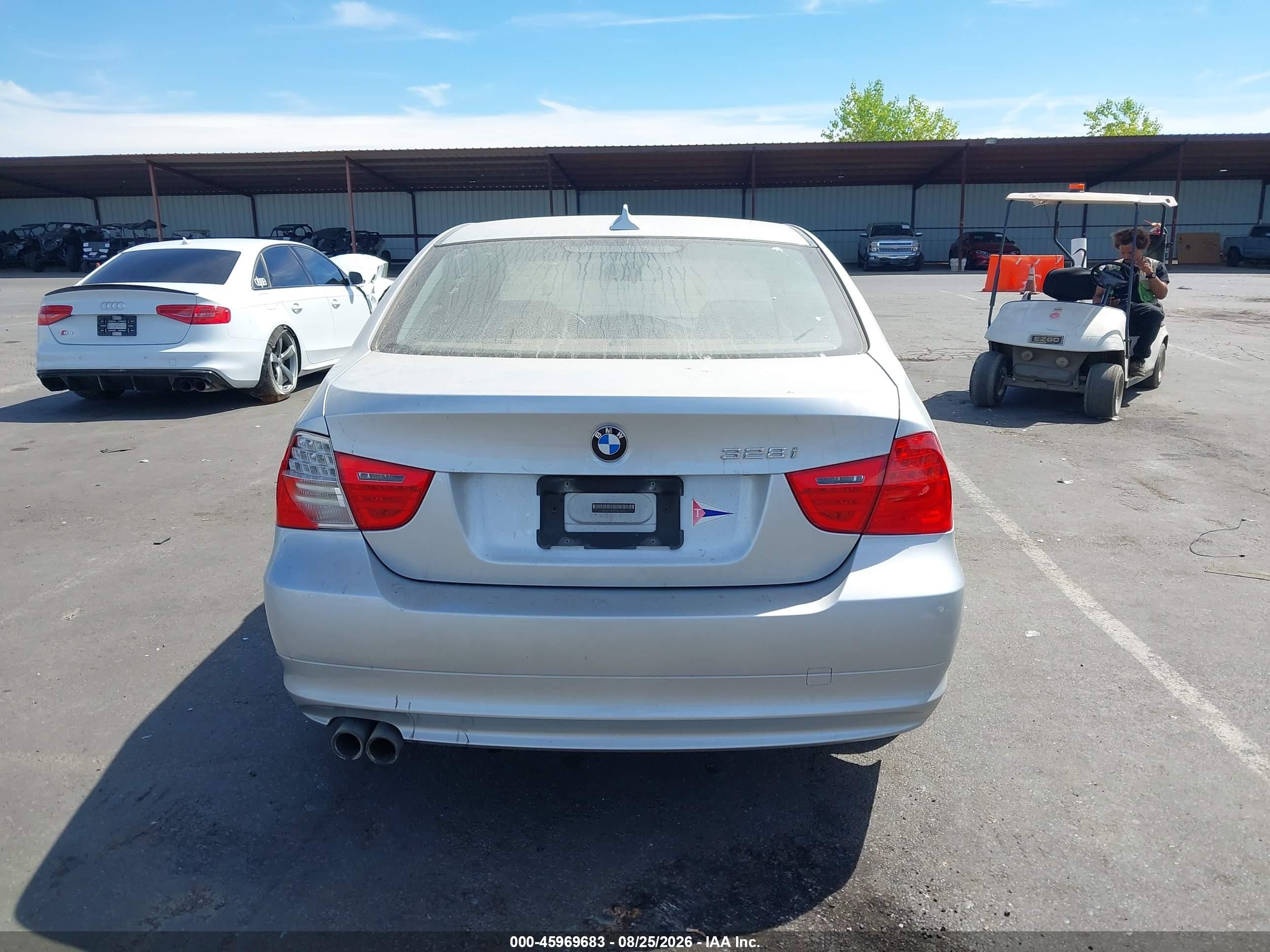 2009 Bmw 328i   Gray vin: WBAPH57539NL76775