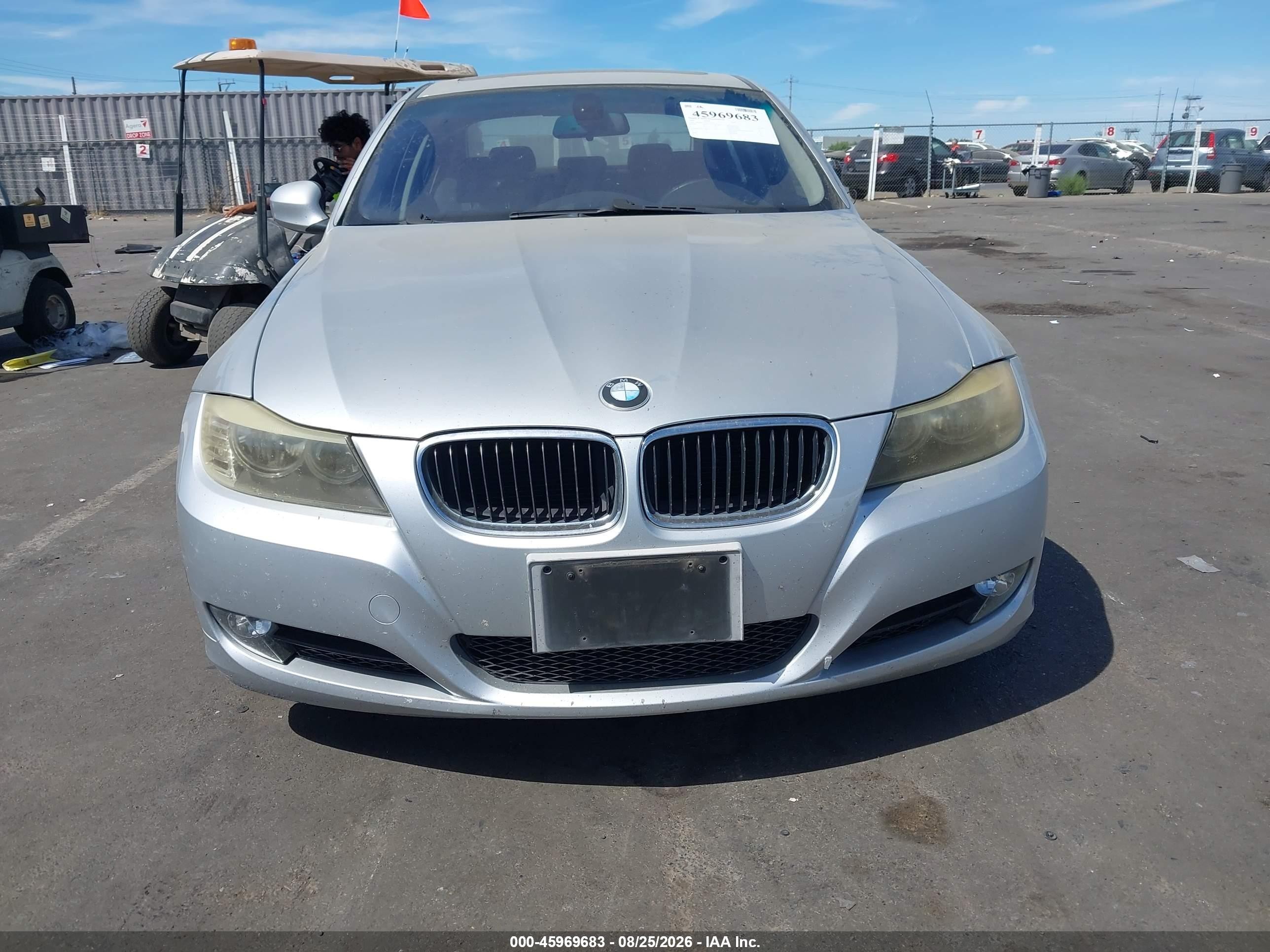 2009 Bmw 328i   Gray vin: WBAPH57539NL76775