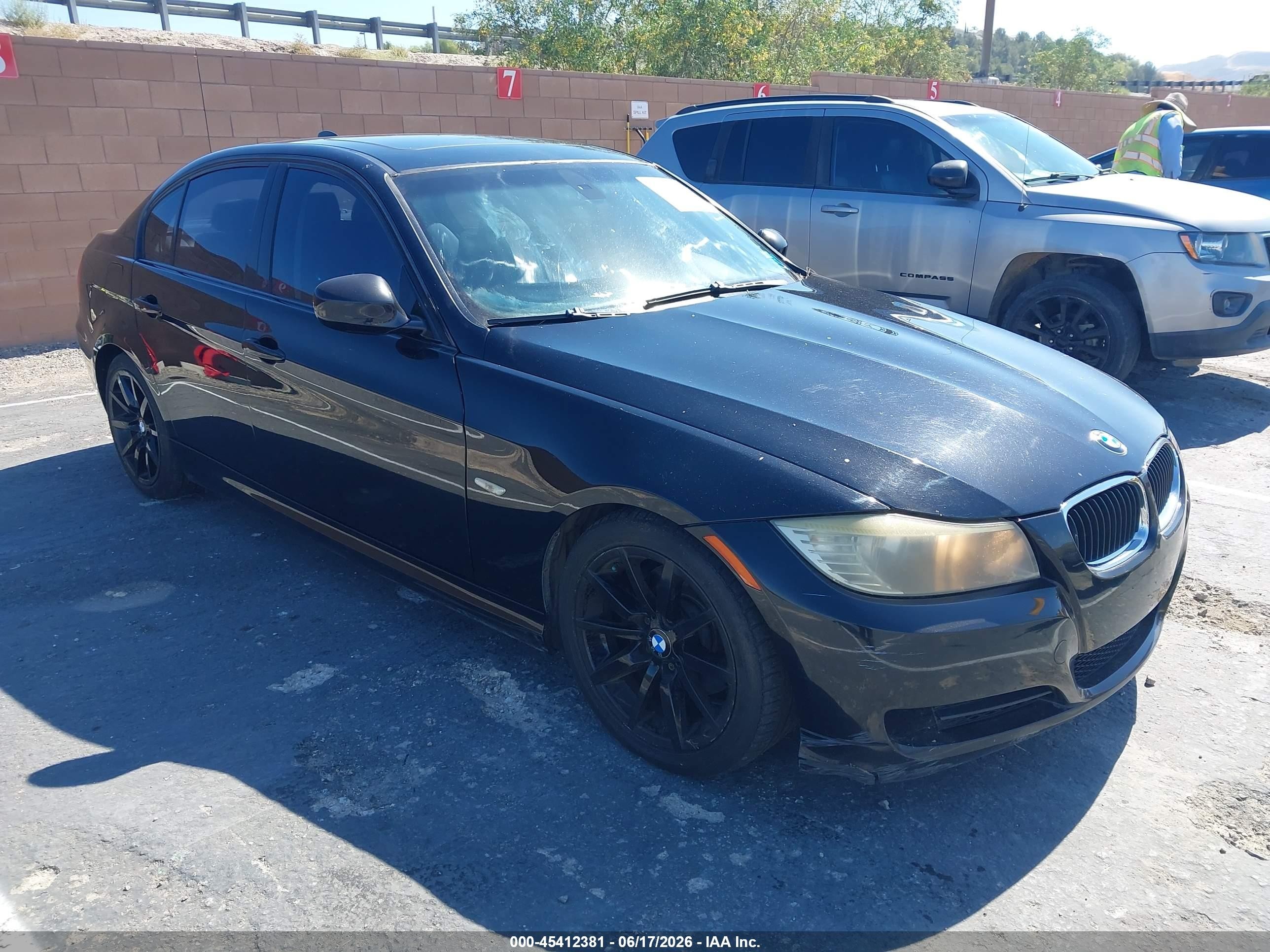 2009 Bmw 328i   Black vin: WBAPH57539NL80518