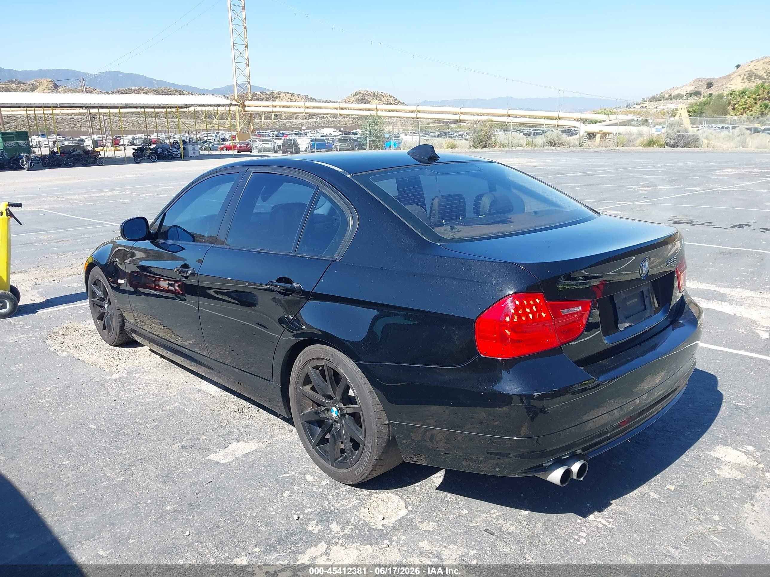 2009 Bmw 328i   Black vin: WBAPH57539NL80518