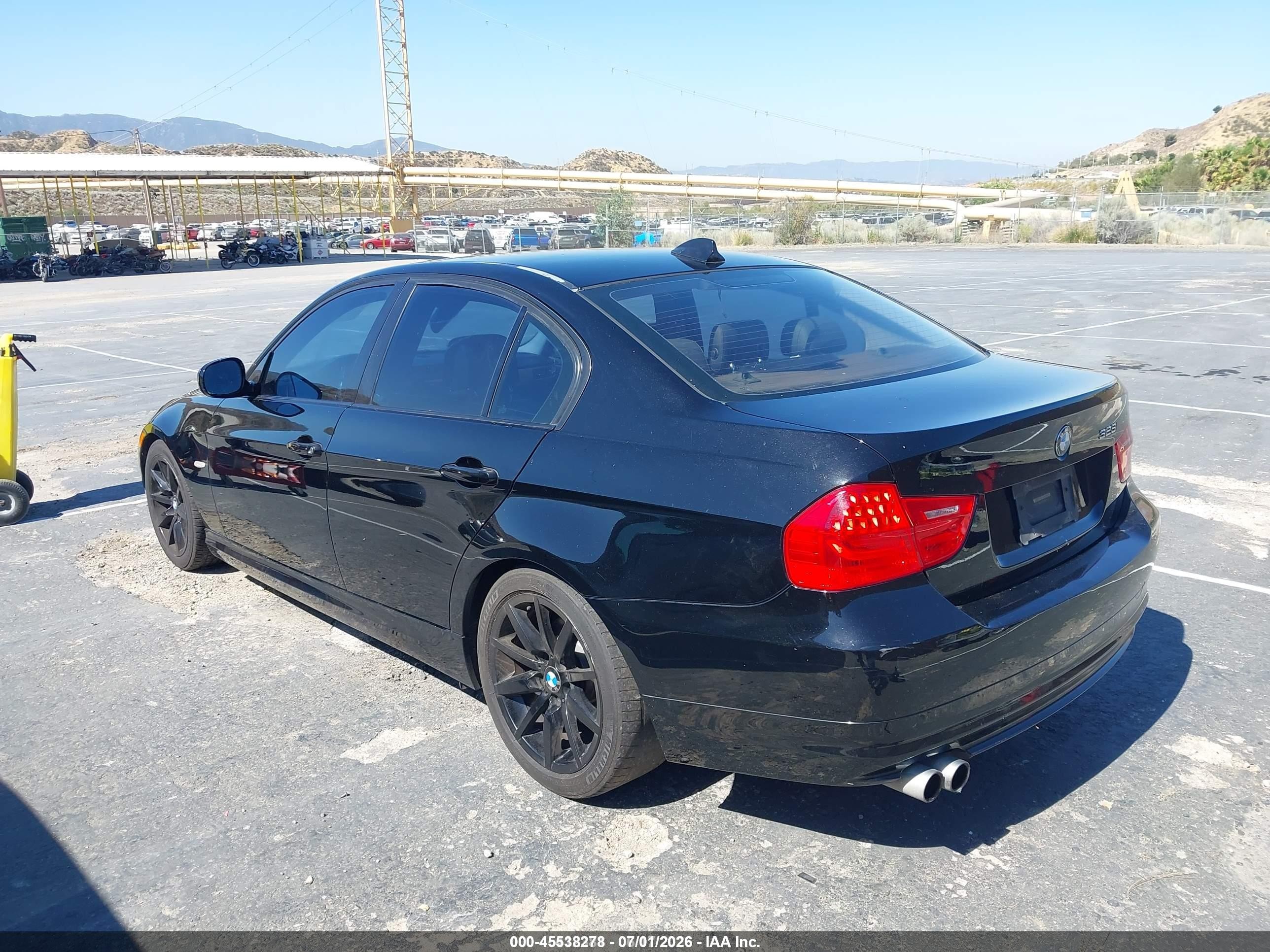2009 Bmw 328i   Black vin: WBAPH57539NL80518