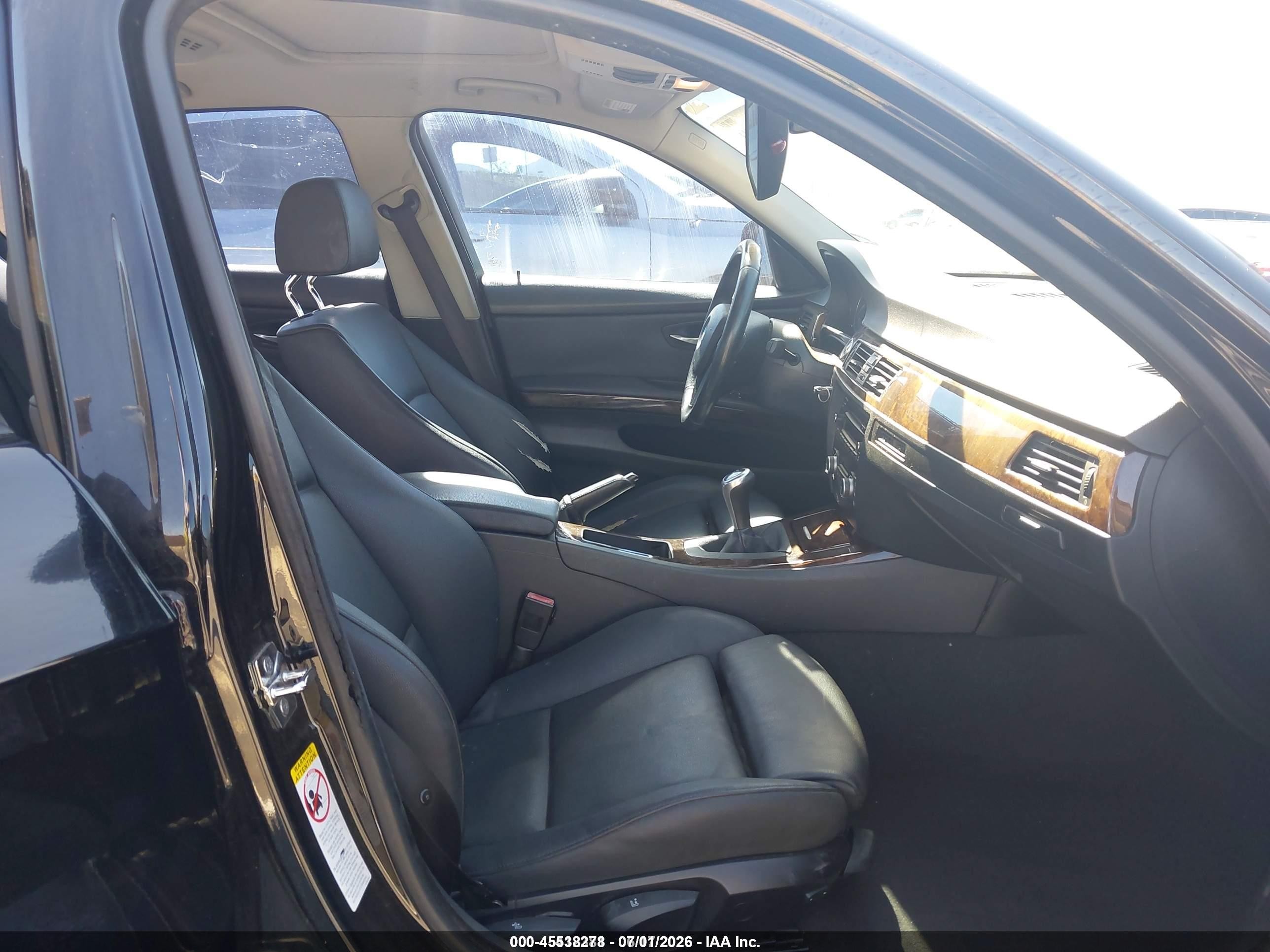 2009 Bmw 328i   Black vin: WBAPH57539NL80518