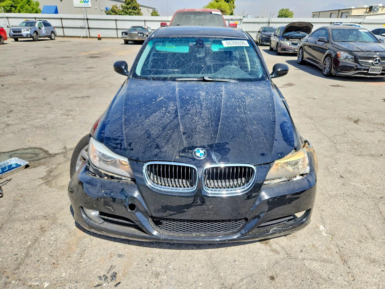 2009 Bmw 328 I Sulev Black vin: WBAPH57549NL77112