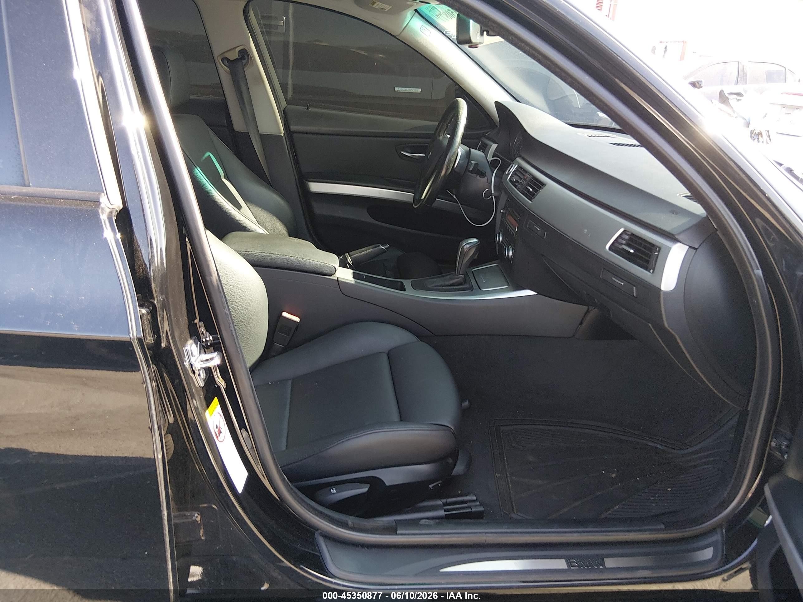 2009 Bmw 328i   Black vin: WBAPH57559NL77605