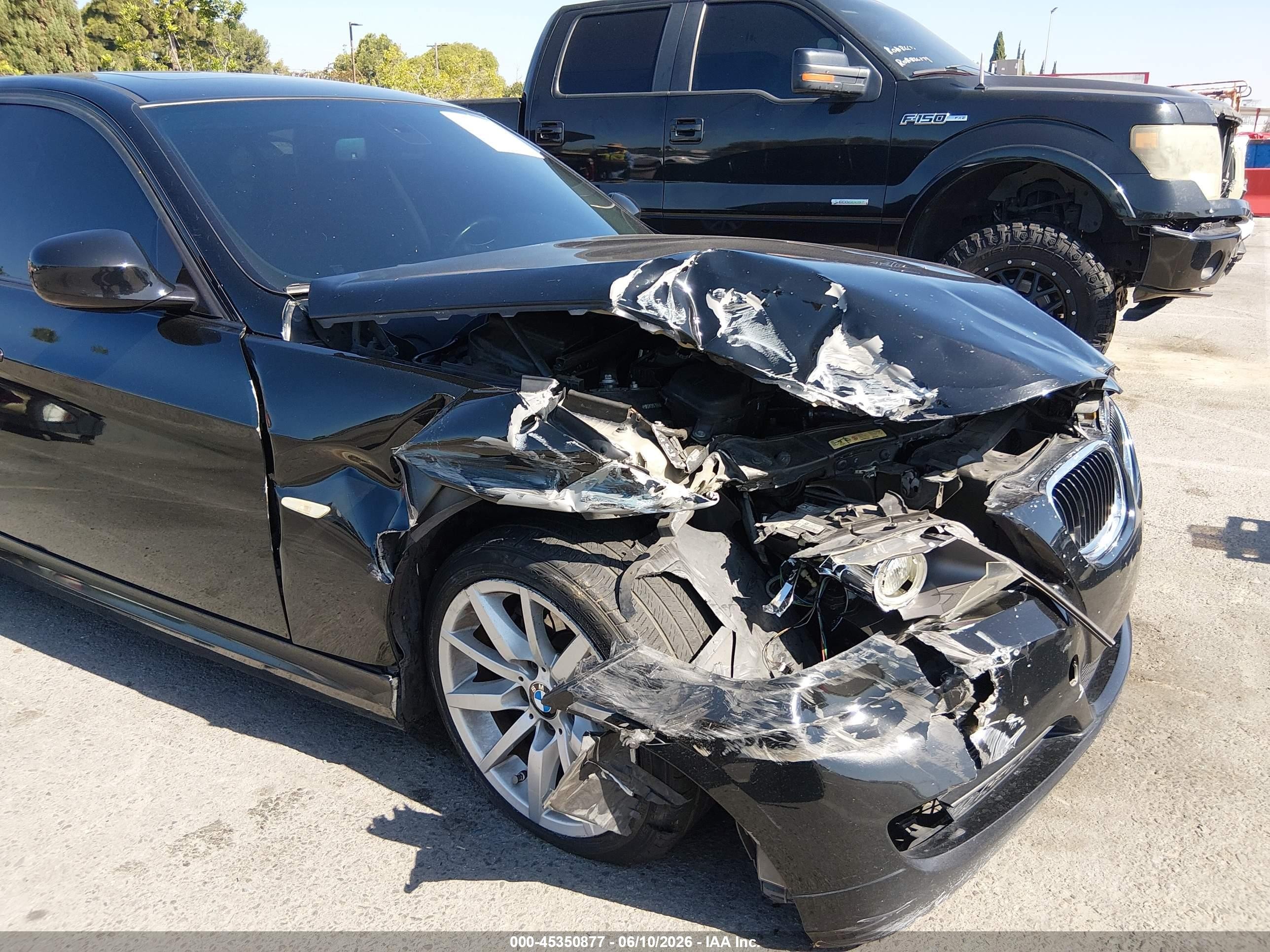 2009 Bmw 328i   Black vin: WBAPH57559NL77605