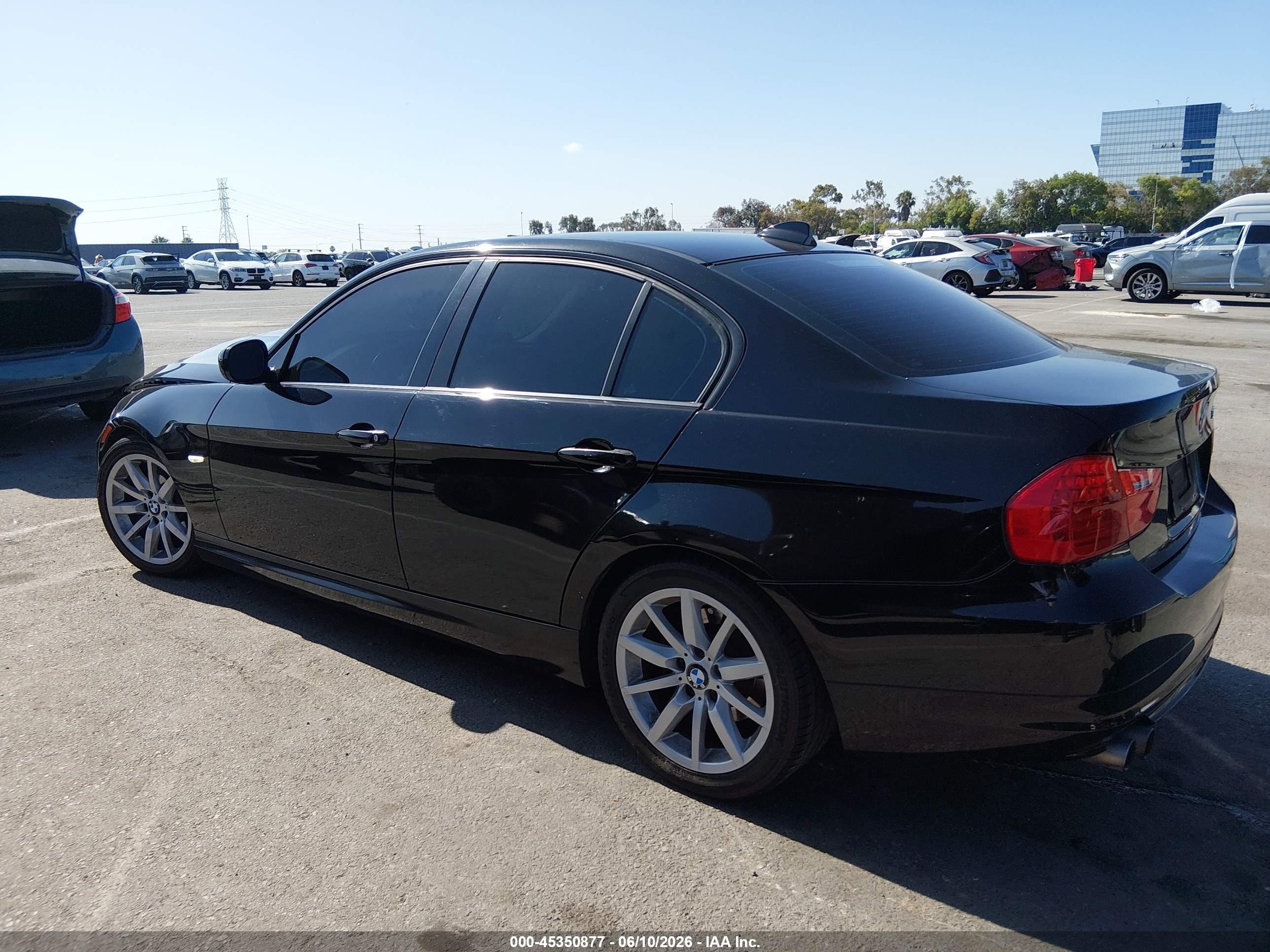 2009 Bmw 328i   Black vin: WBAPH57559NL77605