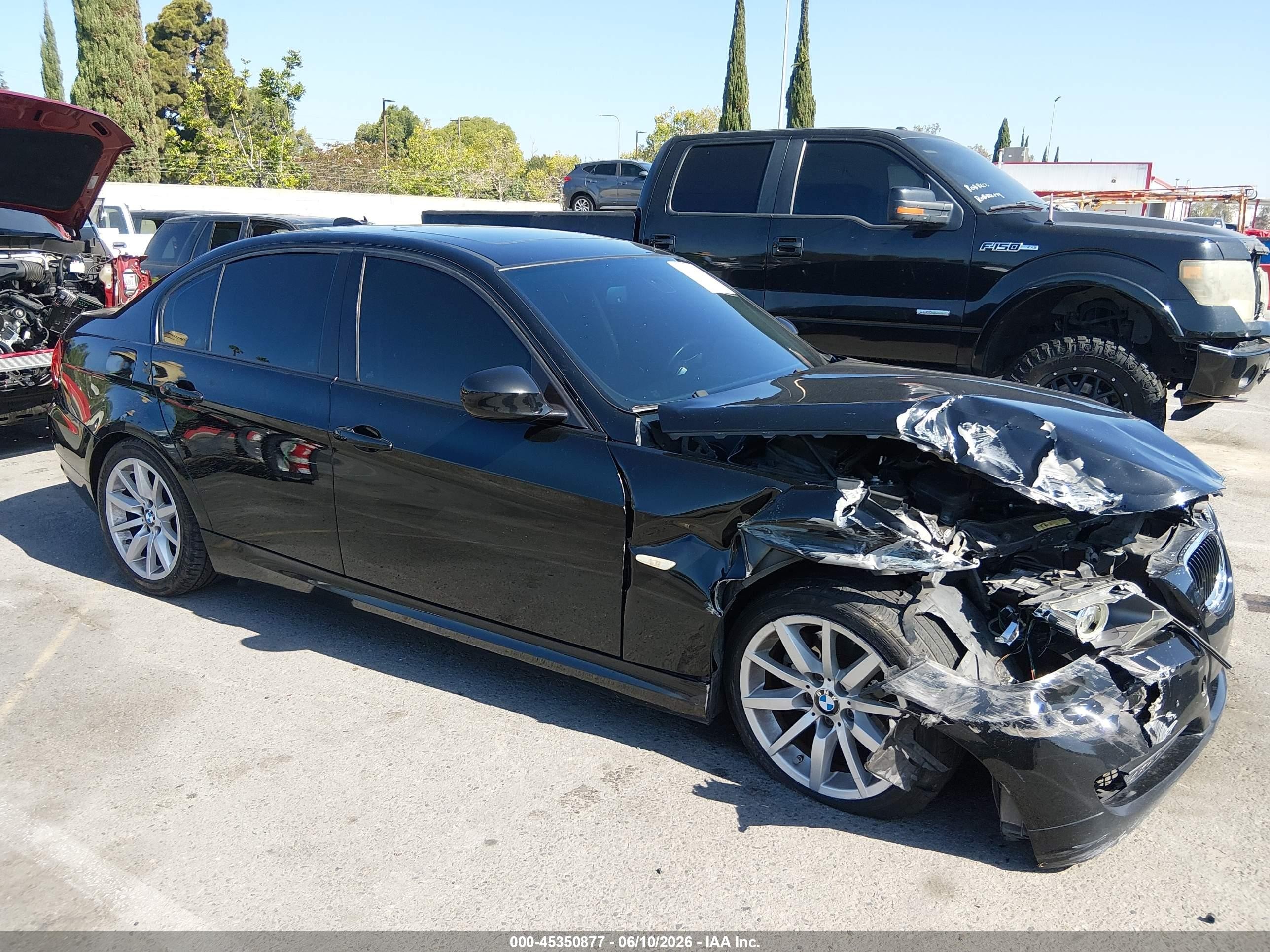 2009 Bmw 328i   Black vin: WBAPH57559NL77605