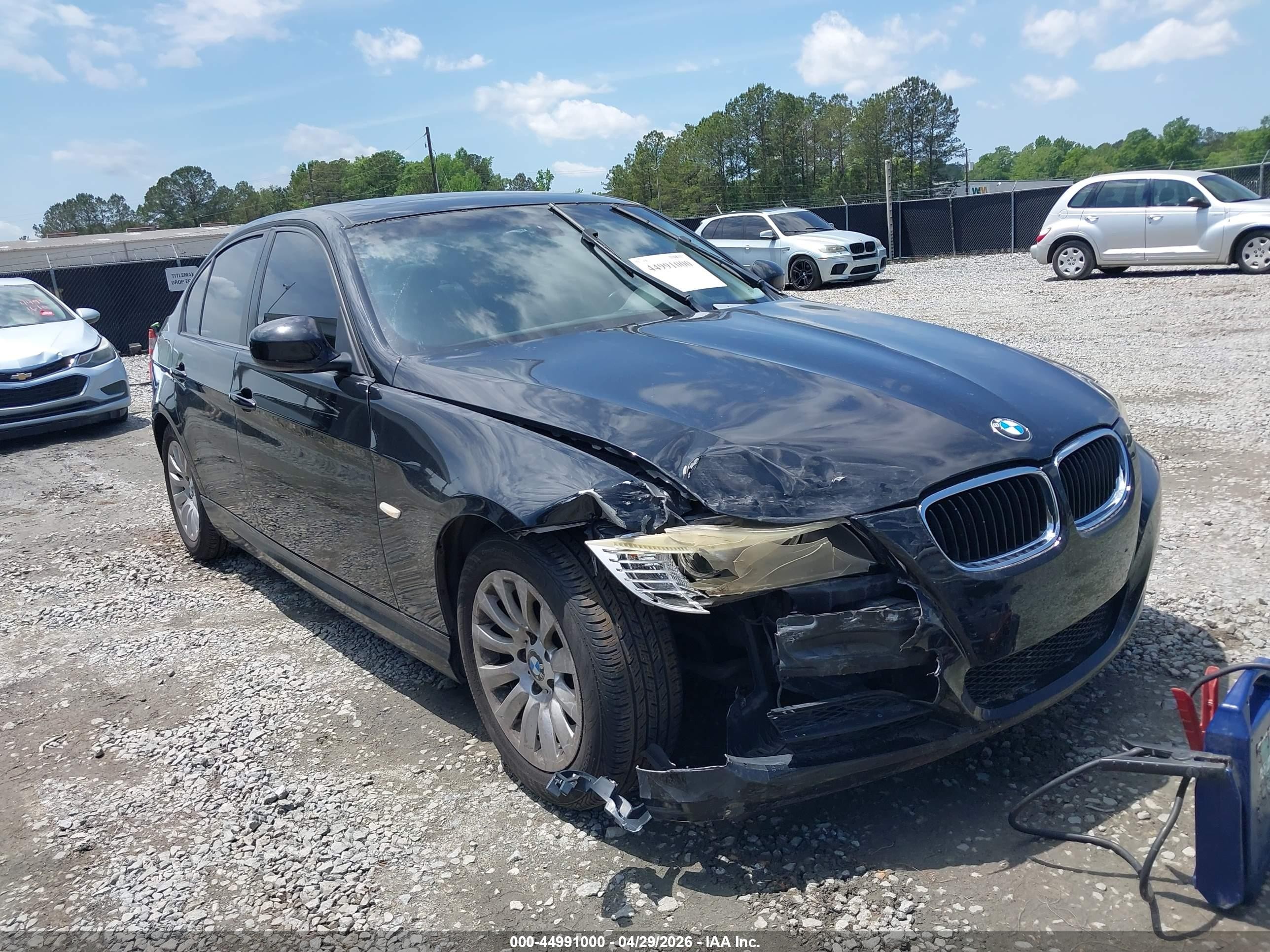 2009 Bmw 328i   Black vin: WBAPH57589NL77260