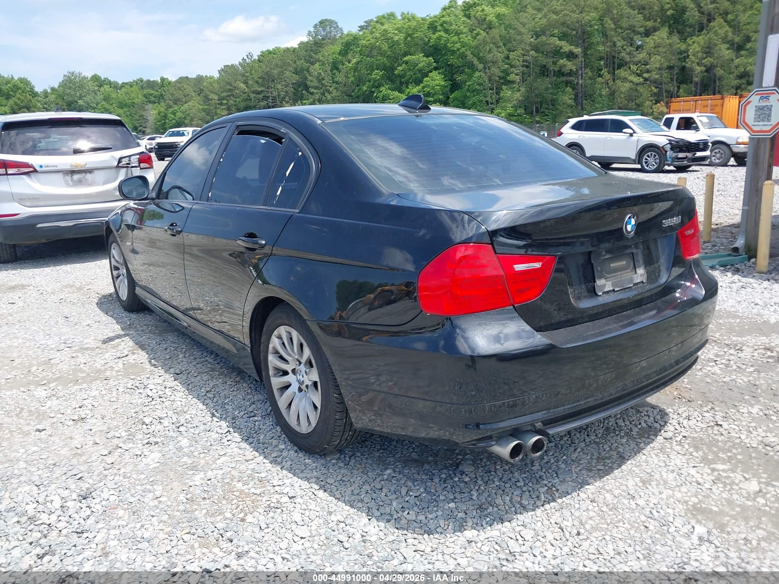 2009 Bmw 328i   Black vin: WBAPH57589NL77260