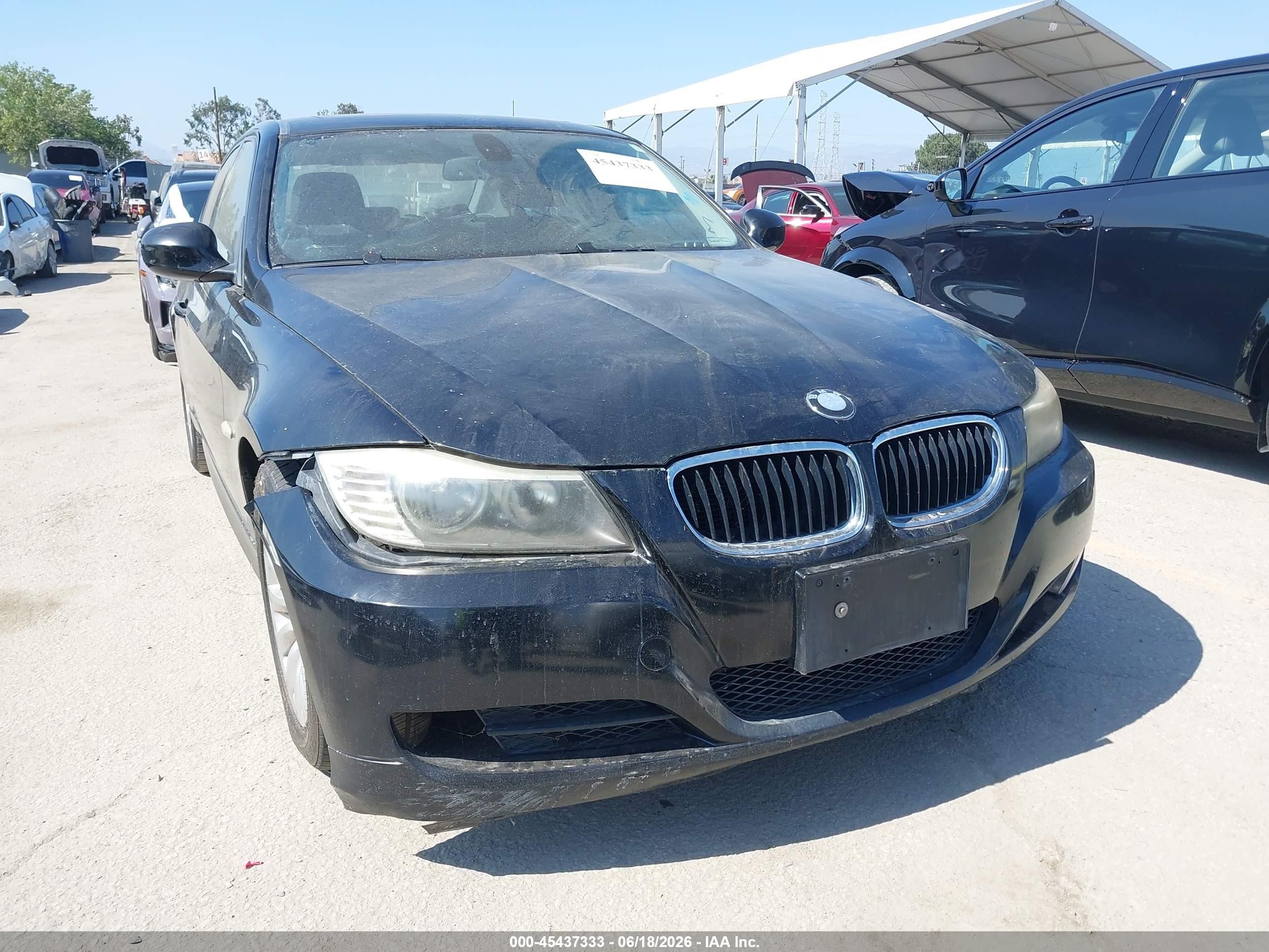 2009 Bmw 328i   Black vin: WBAPH57589NM34055