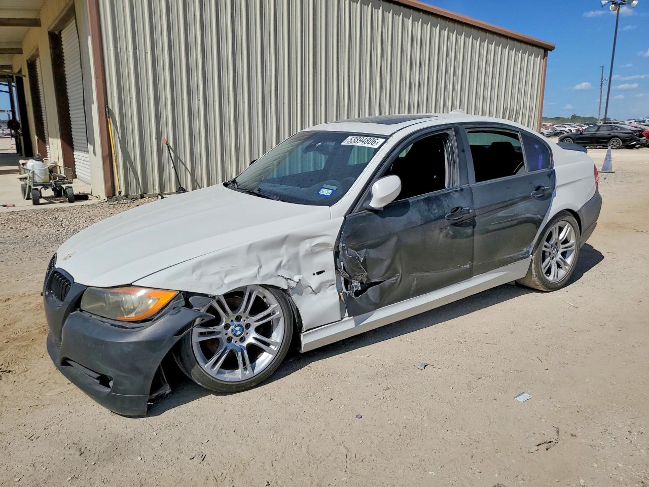 2009 Bmw 328 I Sulev Белый vin: WBAPH57599NL77705