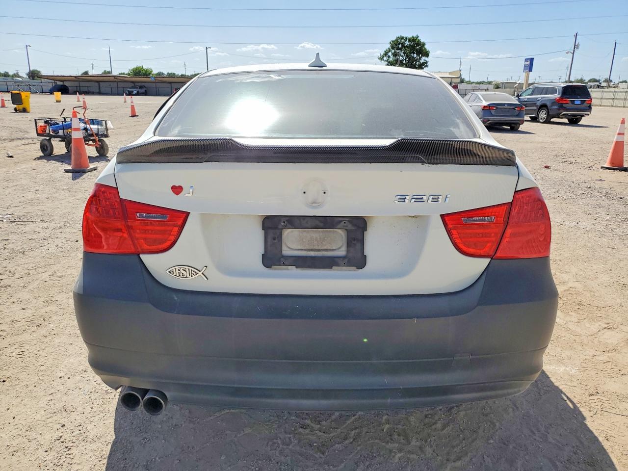 2009 Bmw 328 I Sulev Белый vin: WBAPH57599NL77705
