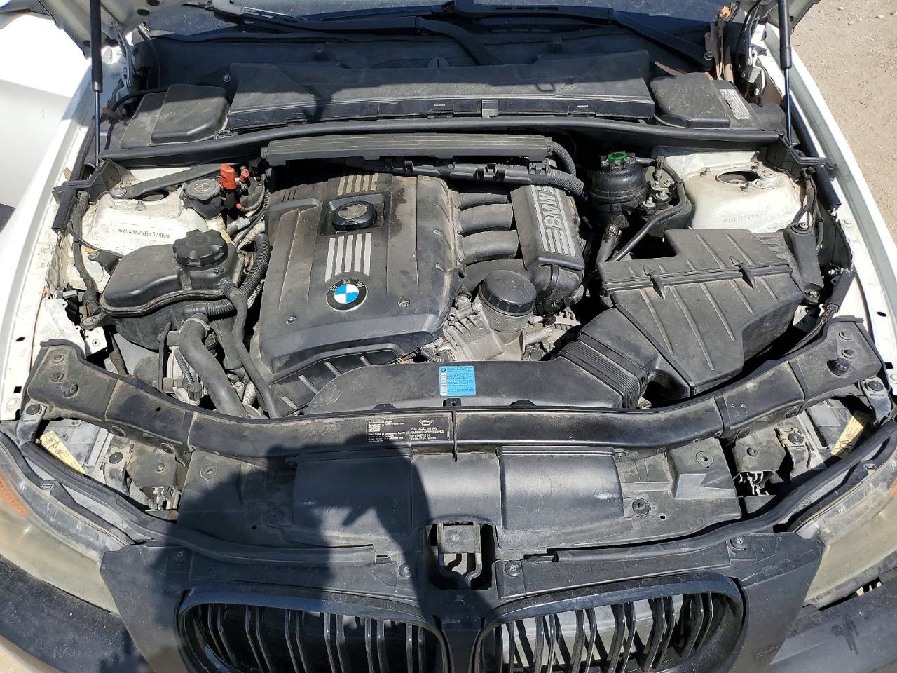 2009 Bmw 328 I Sulev Белый vin: WBAPH57599NL77705