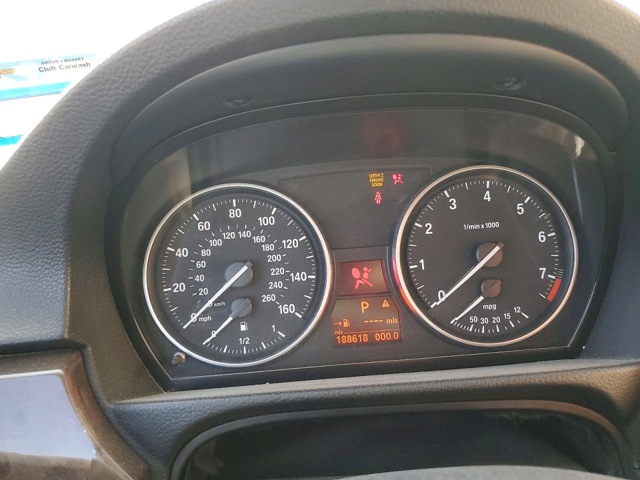 2009 Bmw 328 I Sulev Белый vin: WBAPH57599NL77705