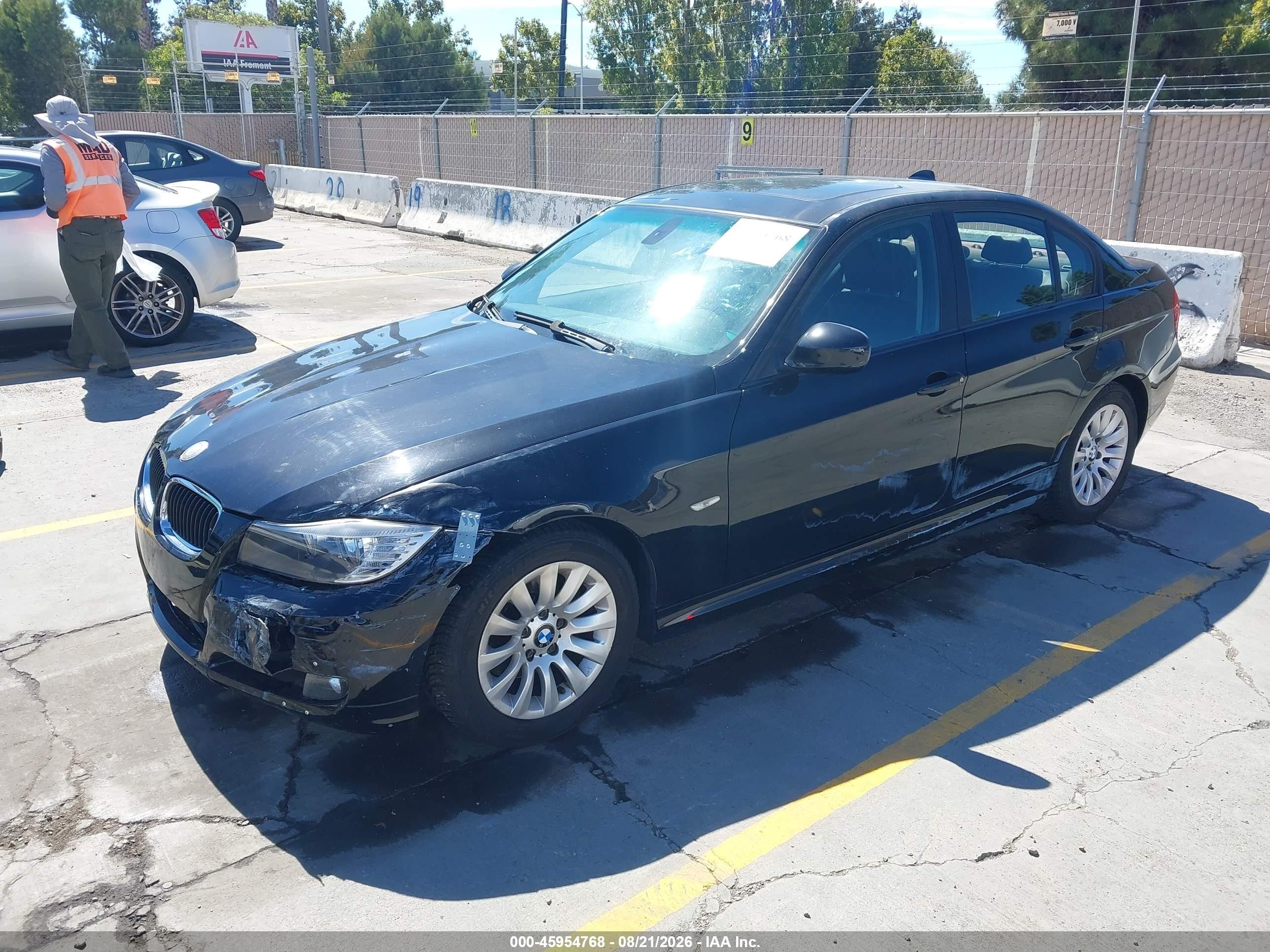 2009 Bmw 328i   Black vin: WBAPH57599NM32749